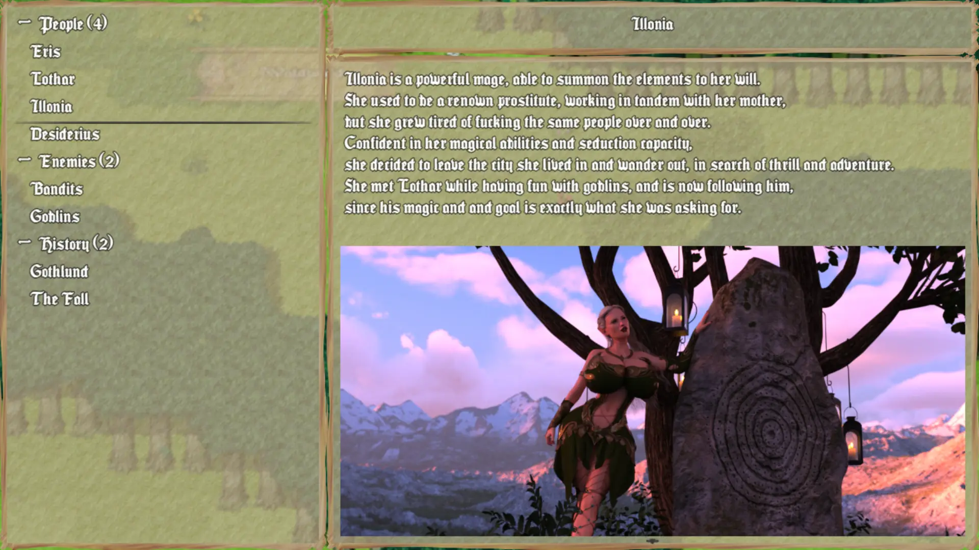 Ballad of Outstanding Bimbo Sorcery gameplay screenshot 6 (RPGM adult game) by Screwthename Suscribestar – free download