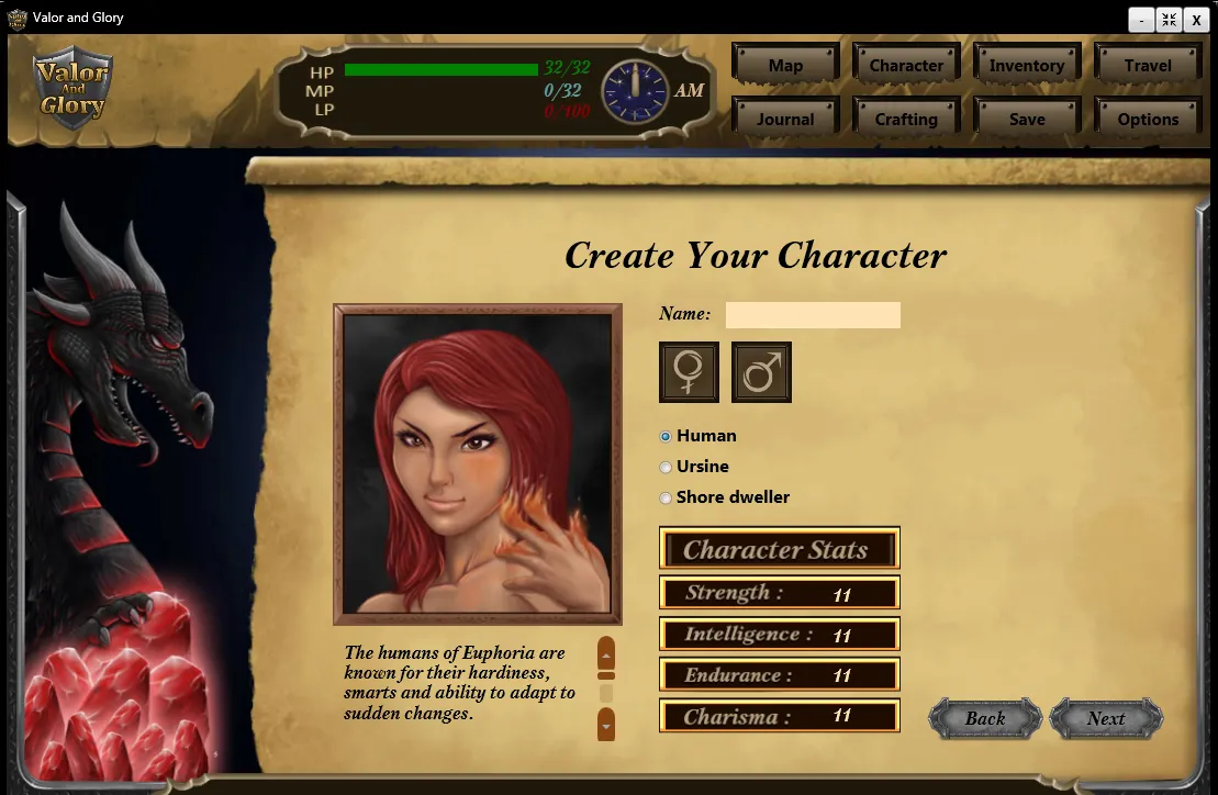 Valor and Glory gameplay screenshot 1 (Unity adult game) by Leopold Visette – free download