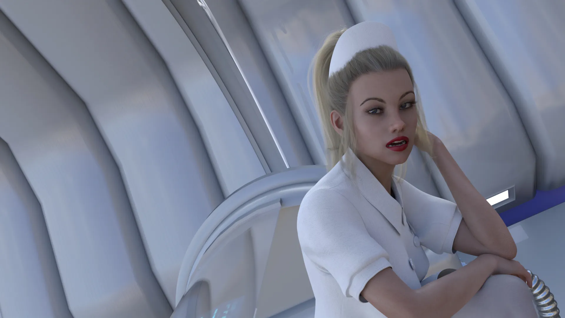Andromeda gameplay screenshot 1 (Ren'Py adult game) by Triangulum Games – free download