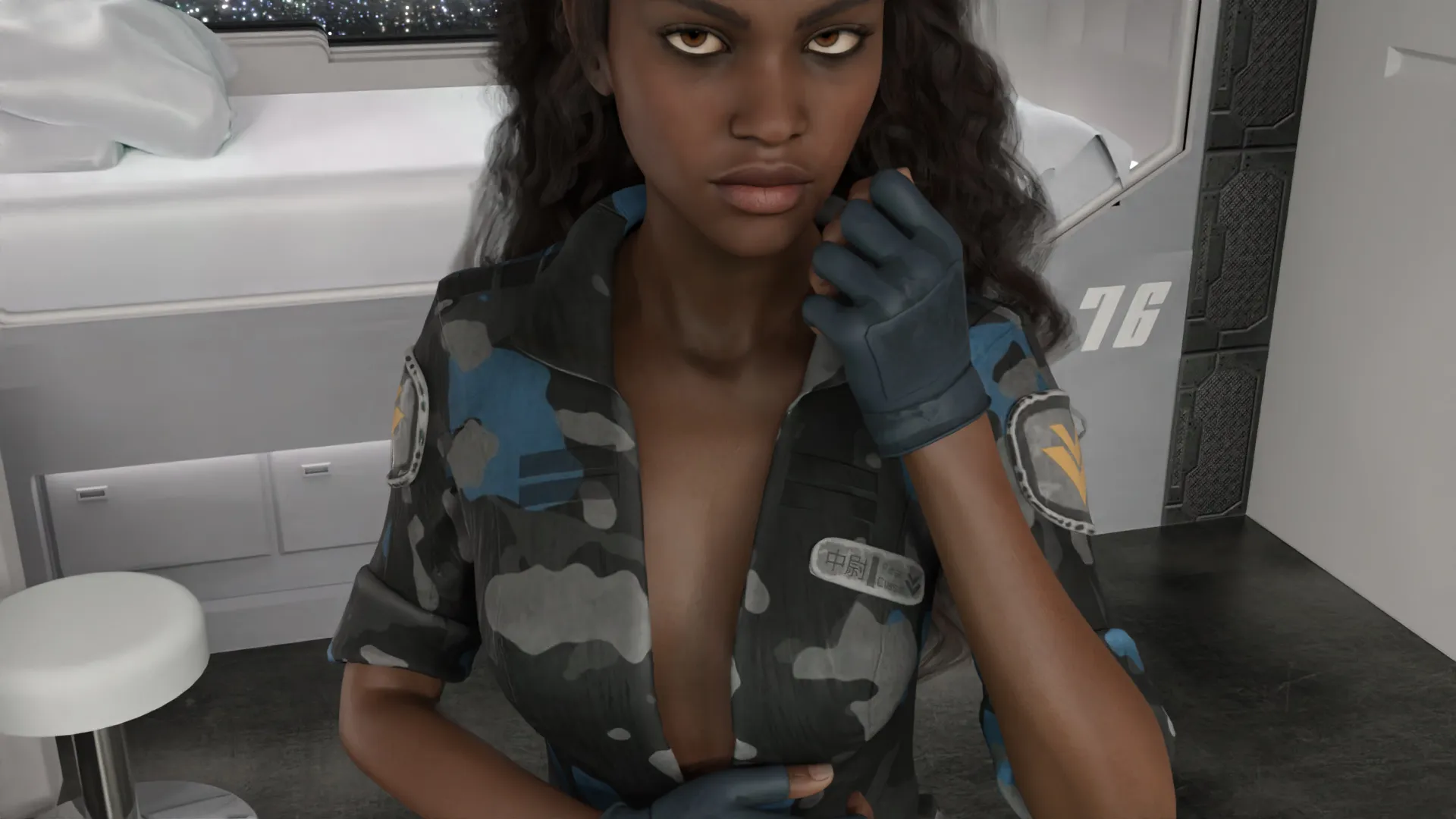 Andromeda gameplay screenshot 3 (Ren'Py adult game) by Triangulum Games – free download