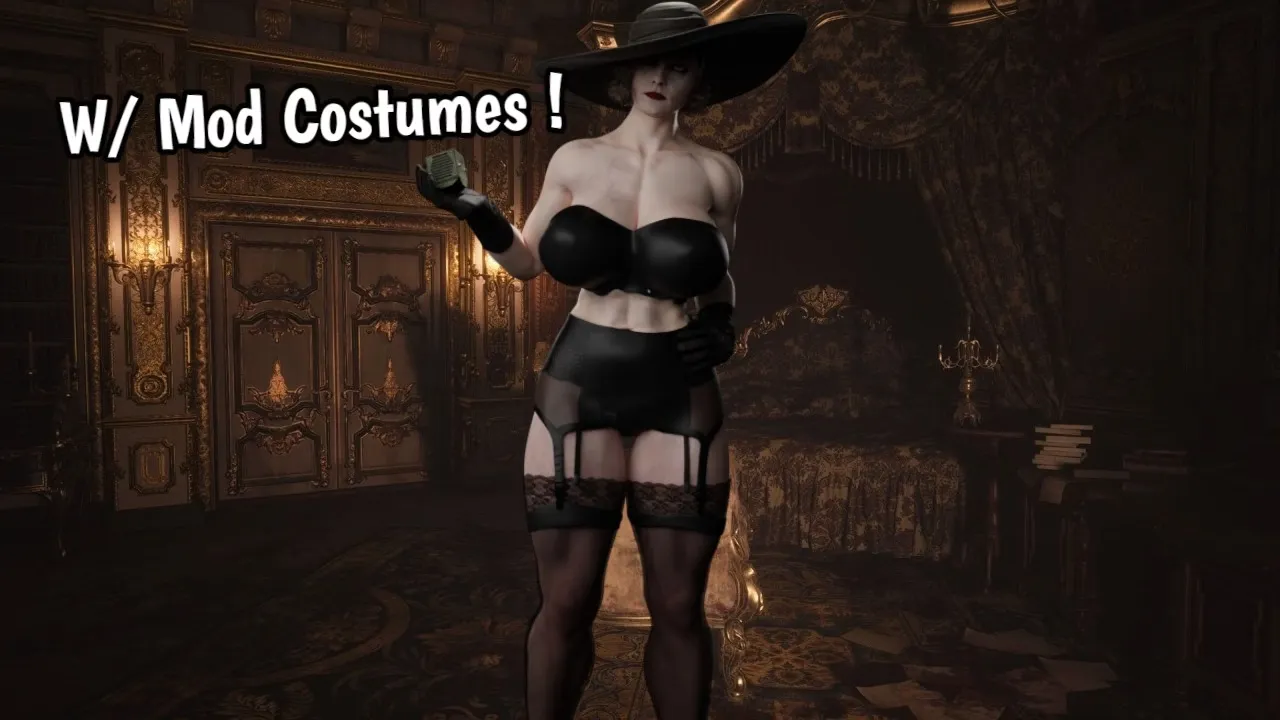 Dimitrescu’s Lewd Castle gameplay screenshot 3 (Ren'Py adult game) by ZaneSFM – free download