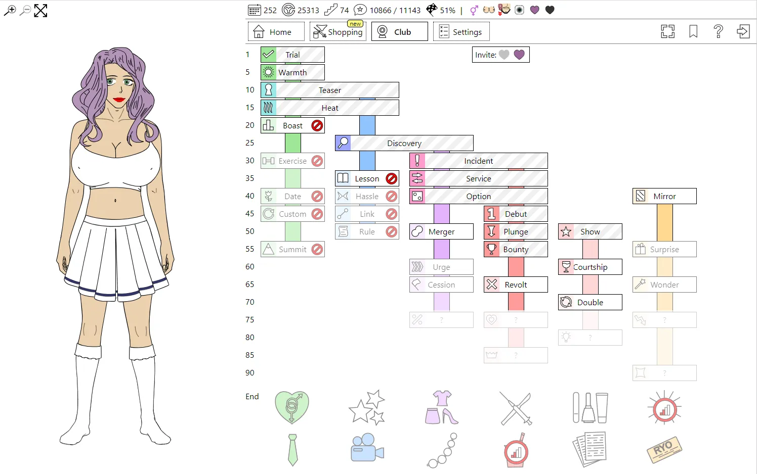 Wandering Ryo gameplay screenshot 4 (HTML adult game) by Hexoticas – free download