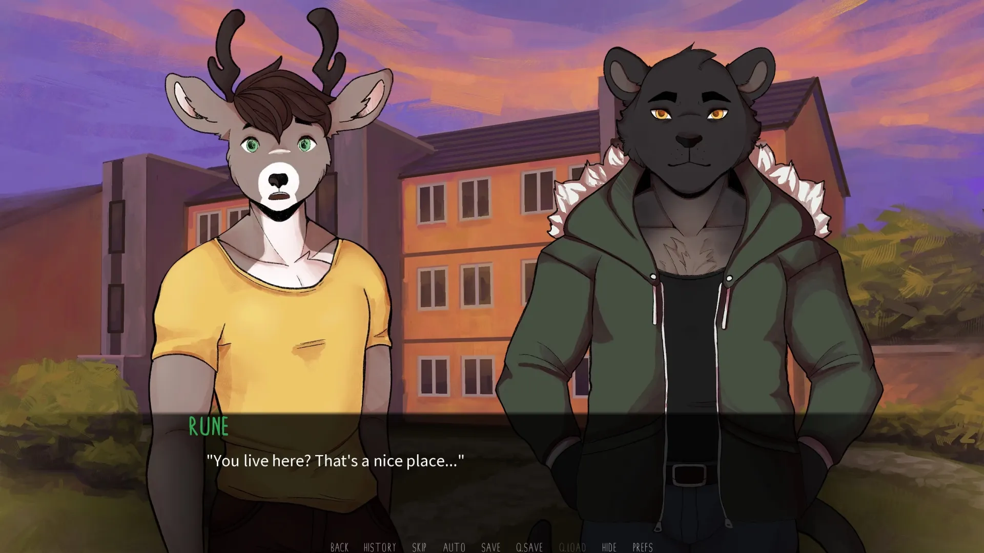 Broken Harbours gameplay screenshot 4 (Ren'Py adult game) by Dawn Chorus – free download