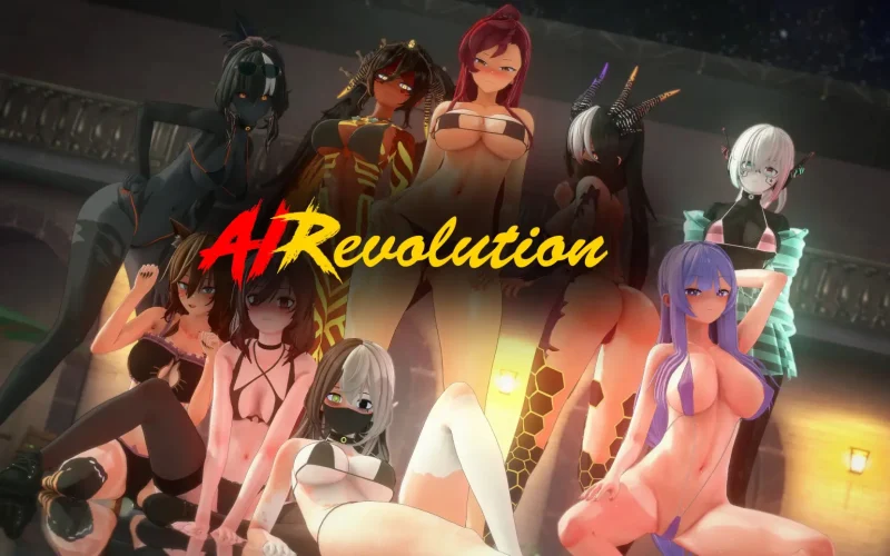 AIRevolution cover 0.3.8 – Ren'Py adult game by Akaime free download