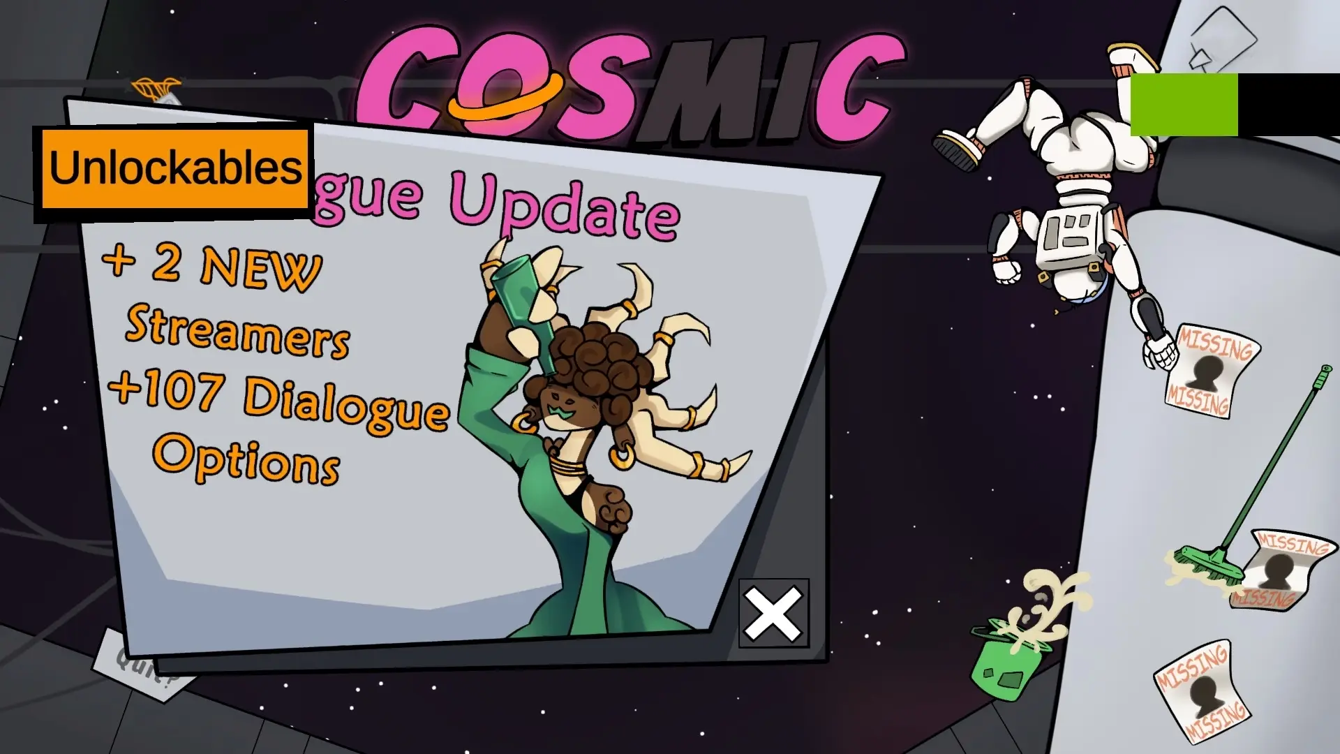Cosmic Cams gameplay screenshot 4 (Unity adult game) by ATwistedSpirit – free download