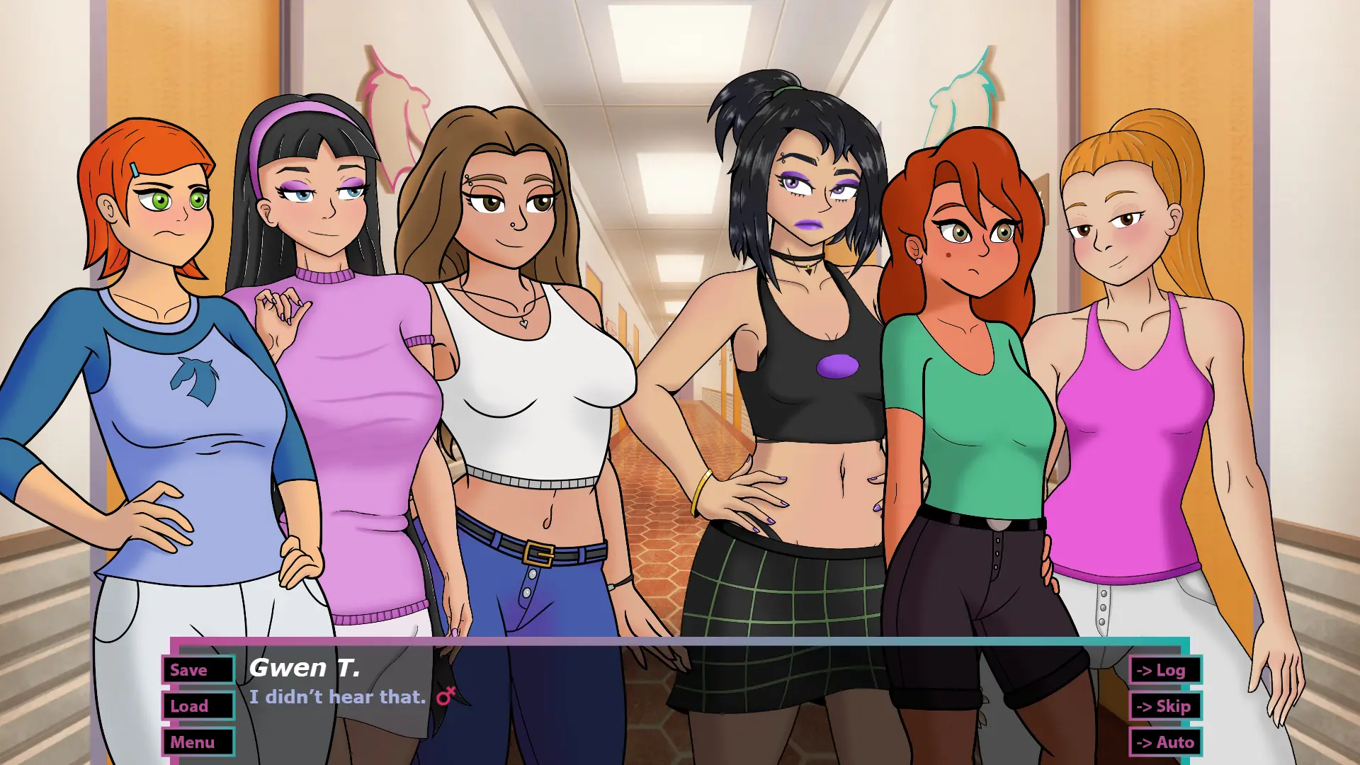 Lesbian Academy gameplay screenshot 4 (Ren'Py adult game) by MoonaMakesGames – free download
