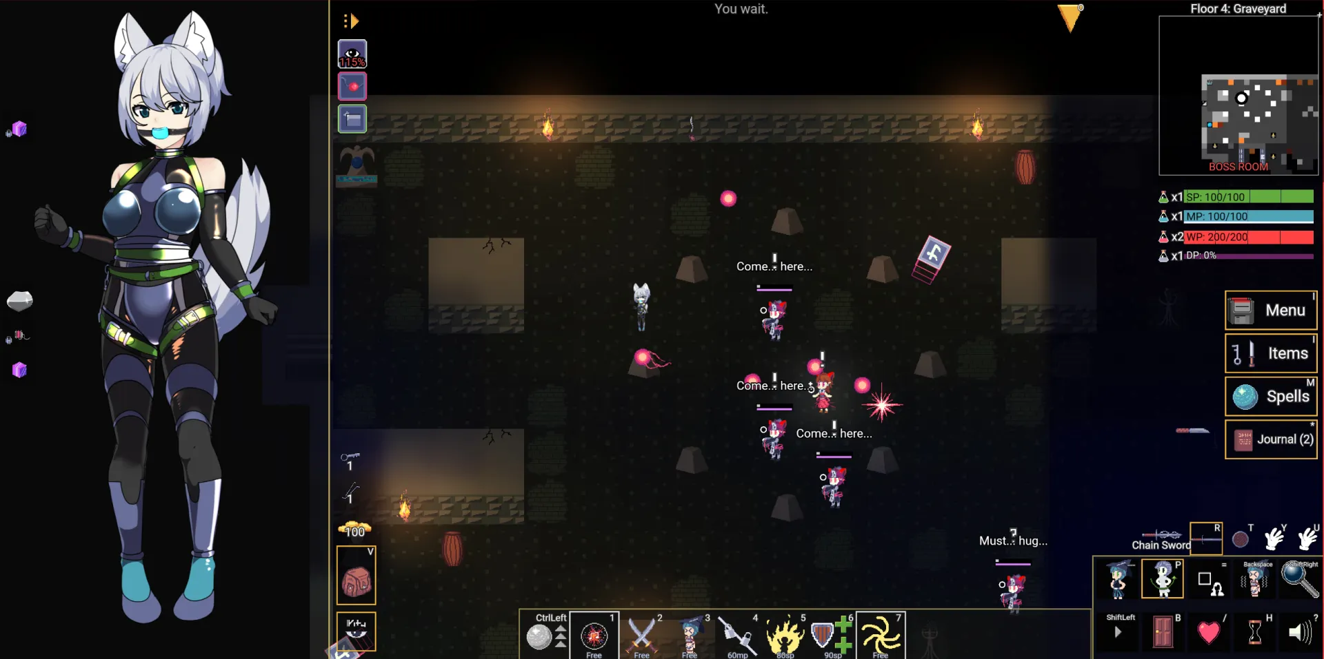 Kinky Dungeon gameplay screenshot 6 (Others adult game) by Ada18980 – free download