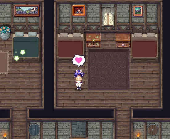 Sabrina the Hungry Witch gameplay screenshot 1 (RPGM adult game) by oppi – free download