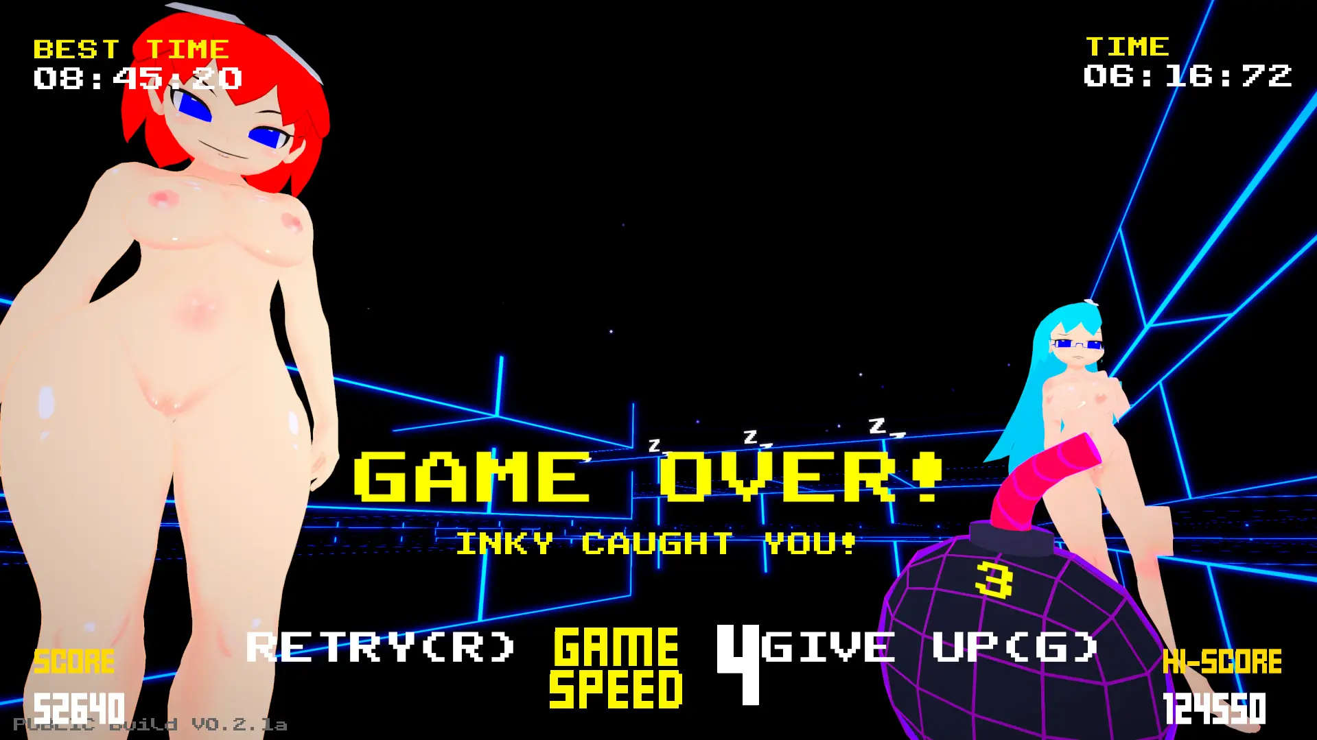 Pac-8 gameplay screenshot 9 (Unity adult game) by Hex Dev Games – free download