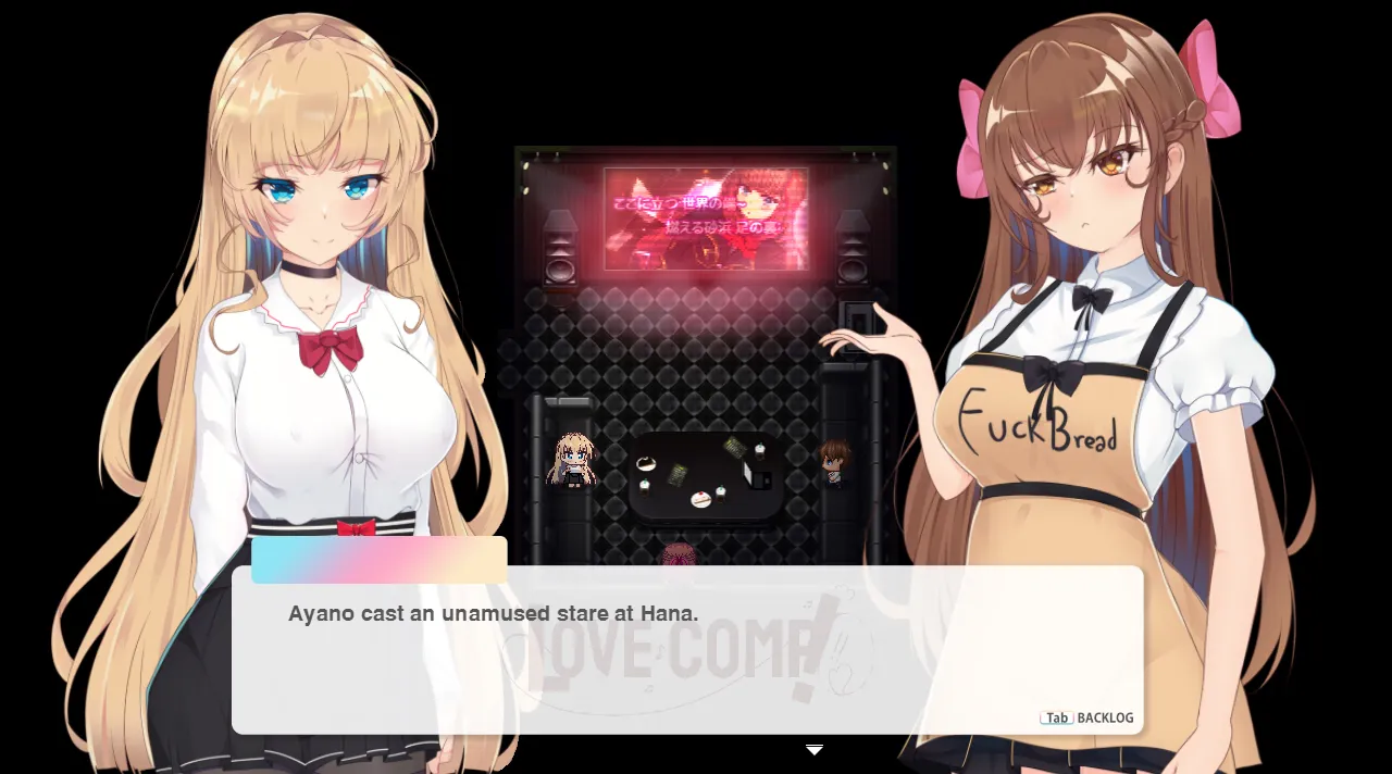 Love ♪ Comp! gameplay screenshot 1 (RPGM adult game) by Kagami Works – free download