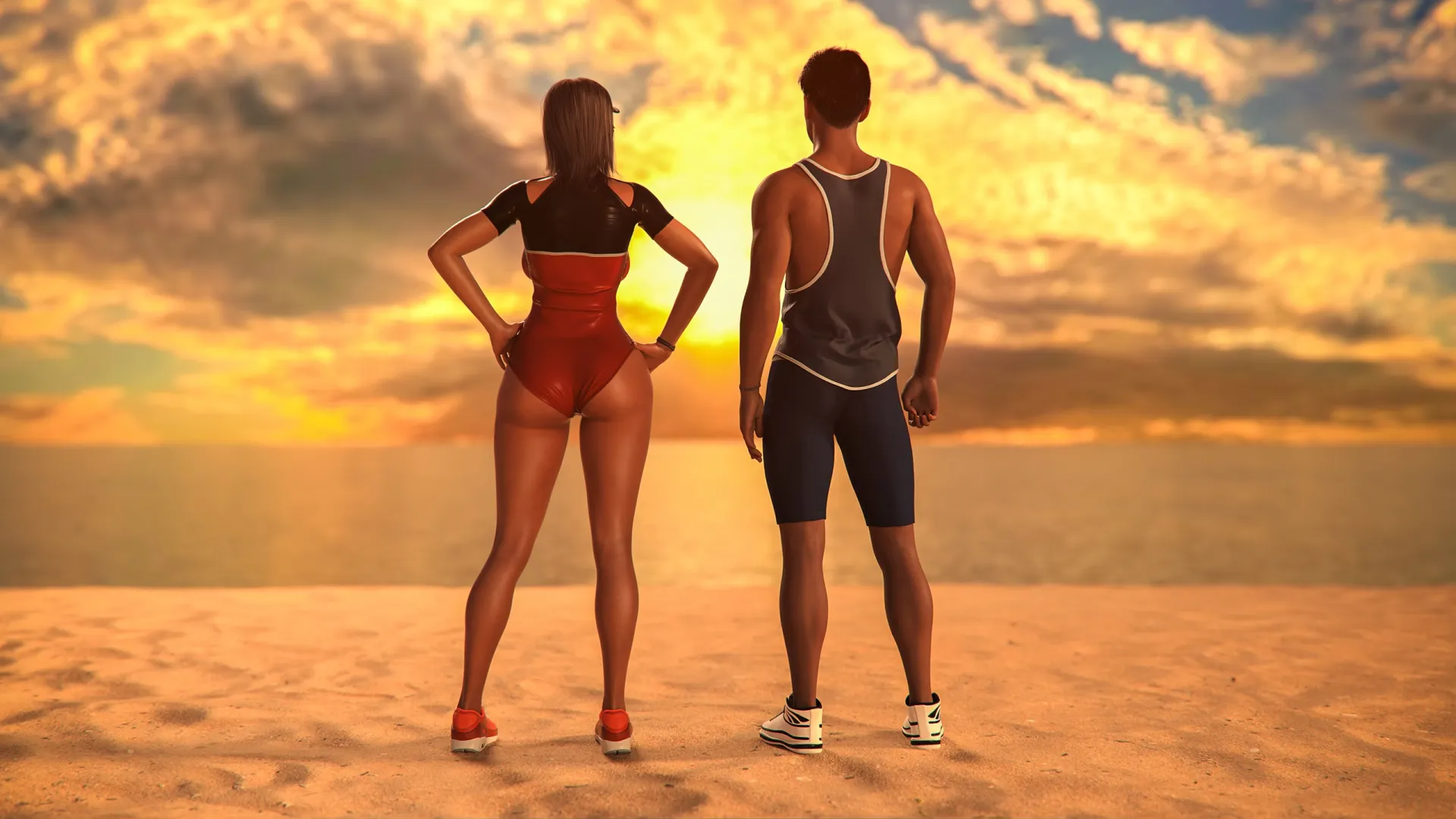 Domino Beach gameplay screenshot 14 (Ren'Py adult game) by Mr Jet – free download