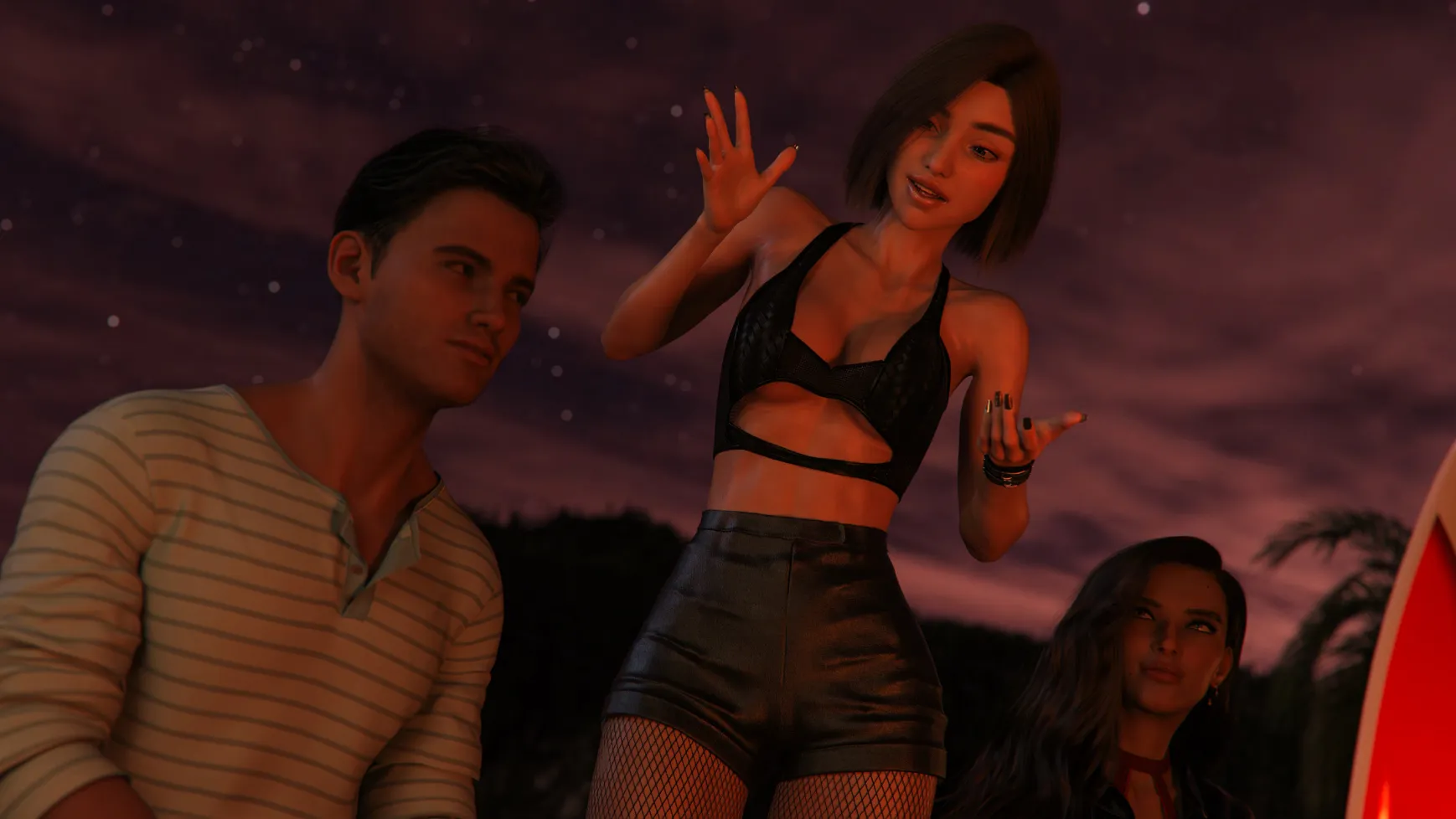 Domino Beach gameplay screenshot 16 (Ren'Py adult game) by Mr Jet – free download
