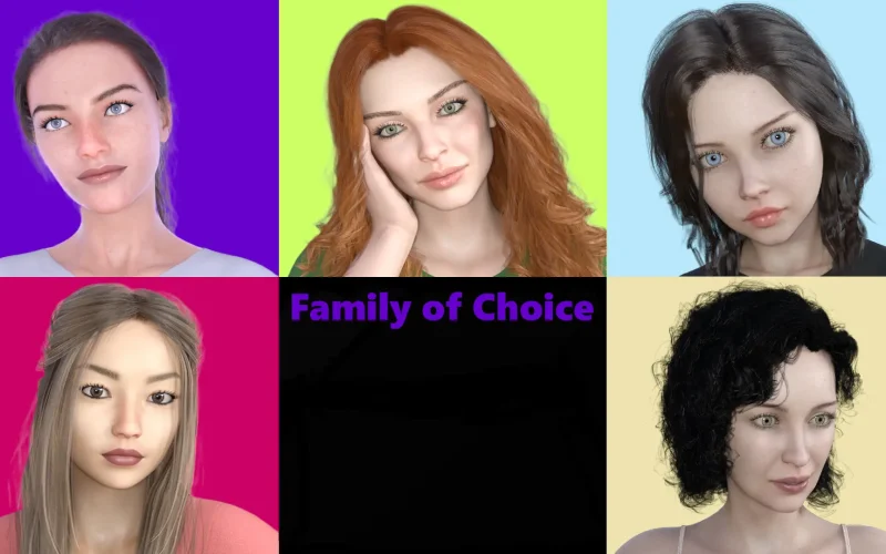 Family of Choice cover Day 1-5 – Ren'Py adult game by Nine Rose Rings free download