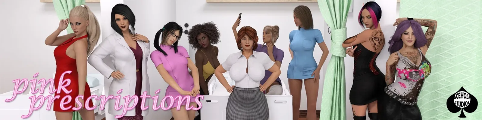 Pink Prescriptions cover 0.5 – Ren'Py adult game by Acehole Studios free download