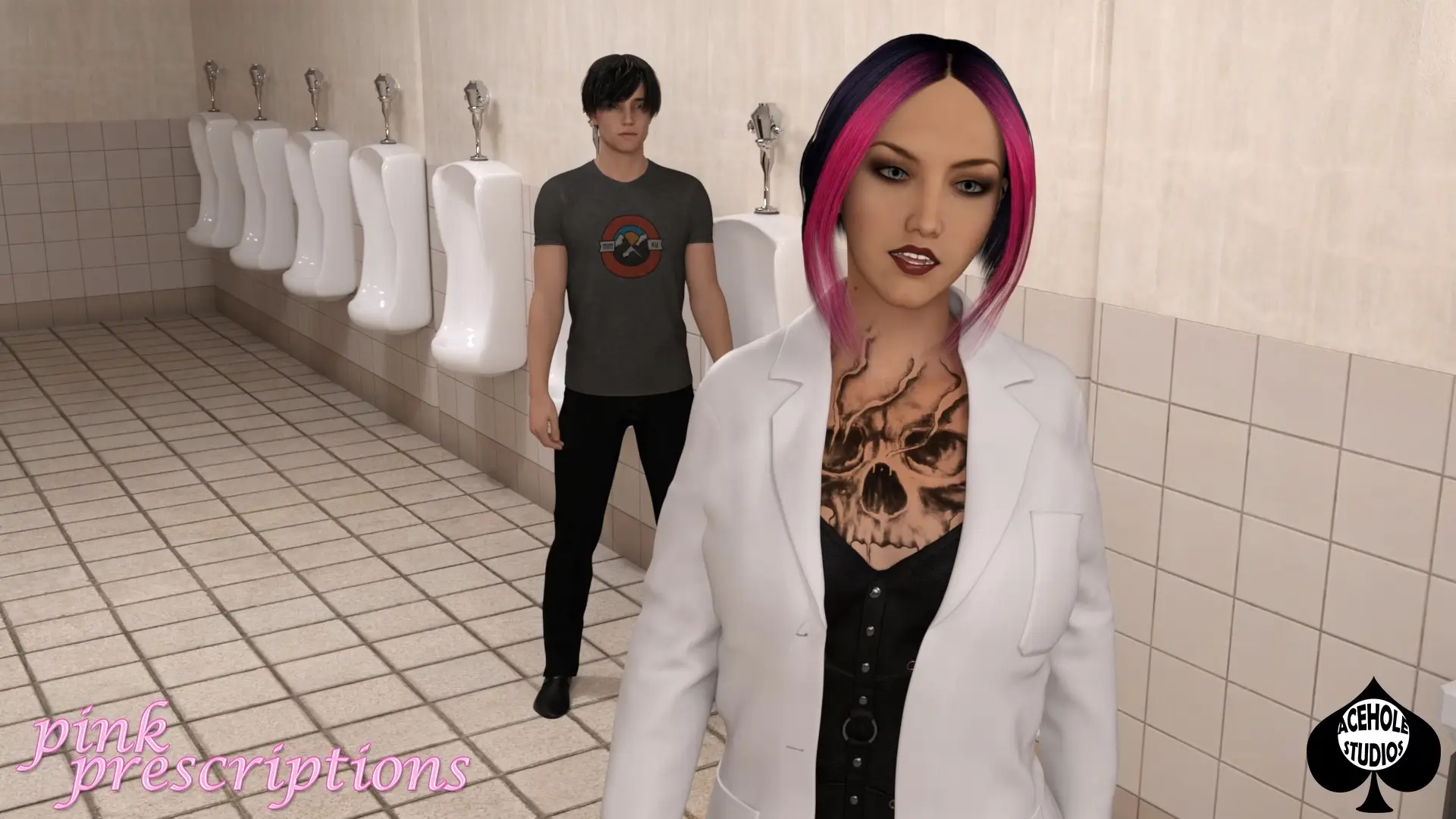 Pink Prescriptions gameplay screenshot 6 (Ren'Py adult game) by Acehole Studios – free download