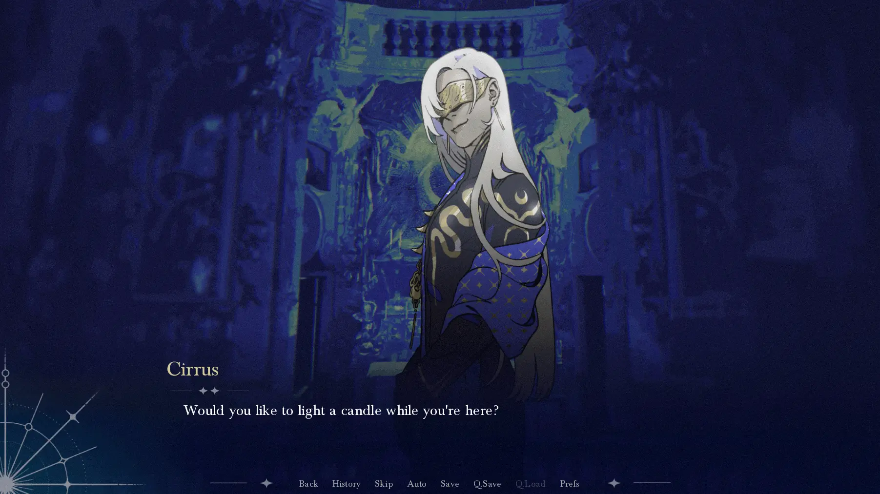Obscura gameplay screenshot 3 (Ren'Py adult game) by Rotten Raccoons – free download