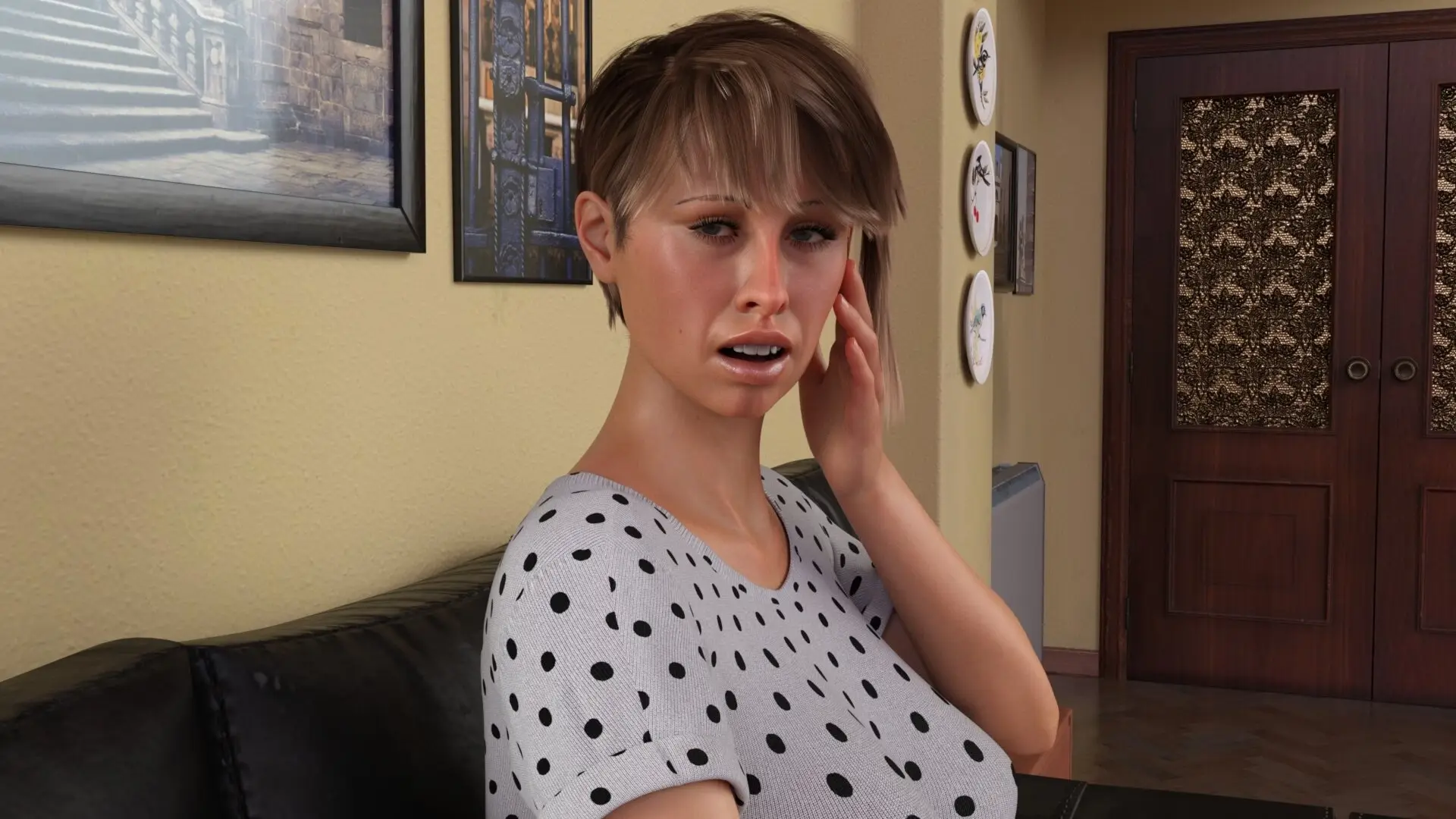 Broken Hearts Still Want to Love gameplay screenshot 8 (Ren'Py adult game) by Bogatyr SV – free download