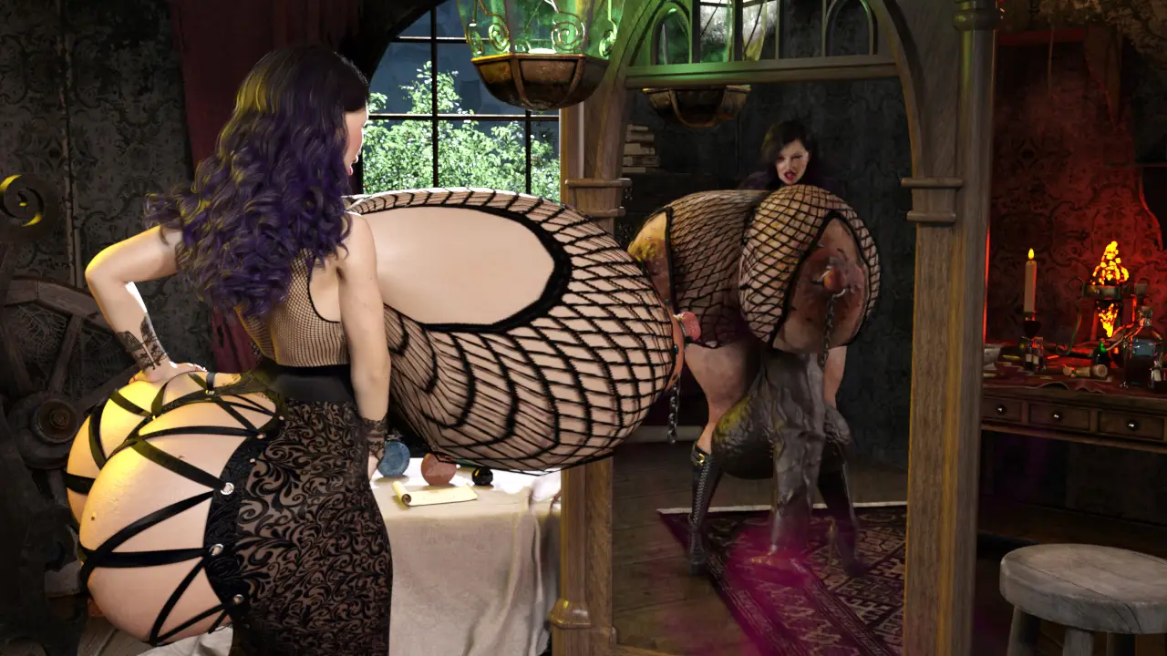 Ballad of Outstanding Bimbo Sorcery gameplay screenshot 21 (RPGM adult game) by Screwthename Suscribestar – free download