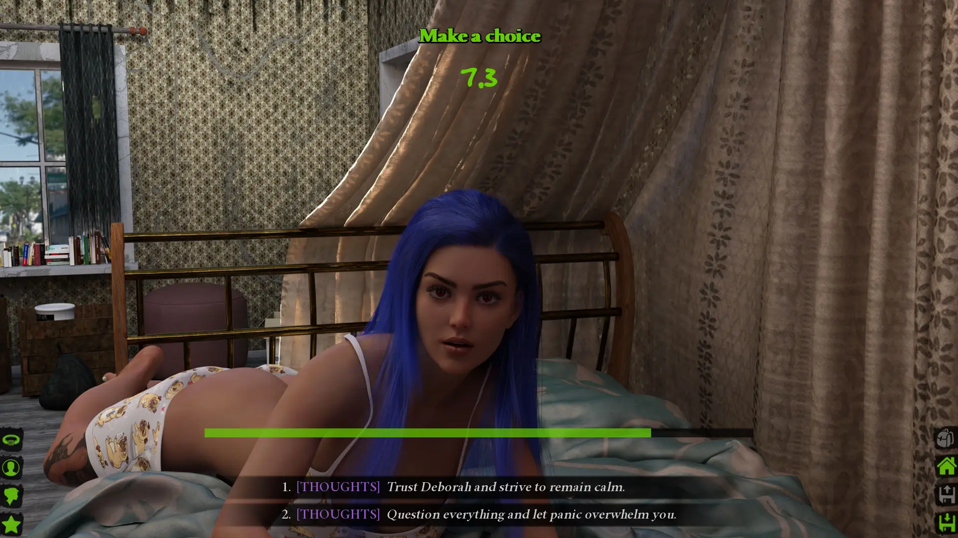 Apocalypse Lovers gameplay screenshot 9 (Ren'Py adult game) by Awake – free download