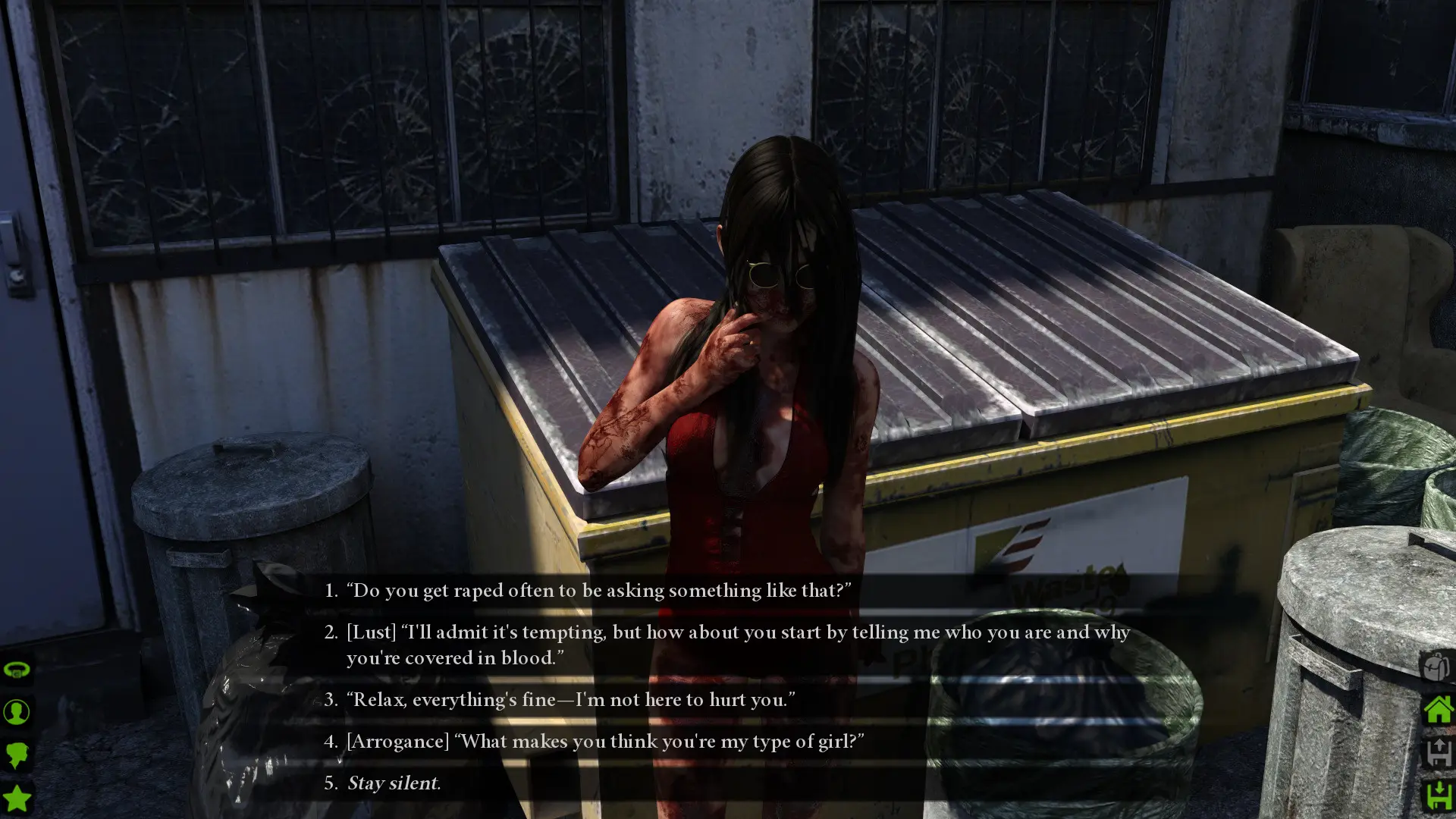 Apocalypse Lovers gameplay screenshot 3 (Ren'Py adult game) by Awake – free download