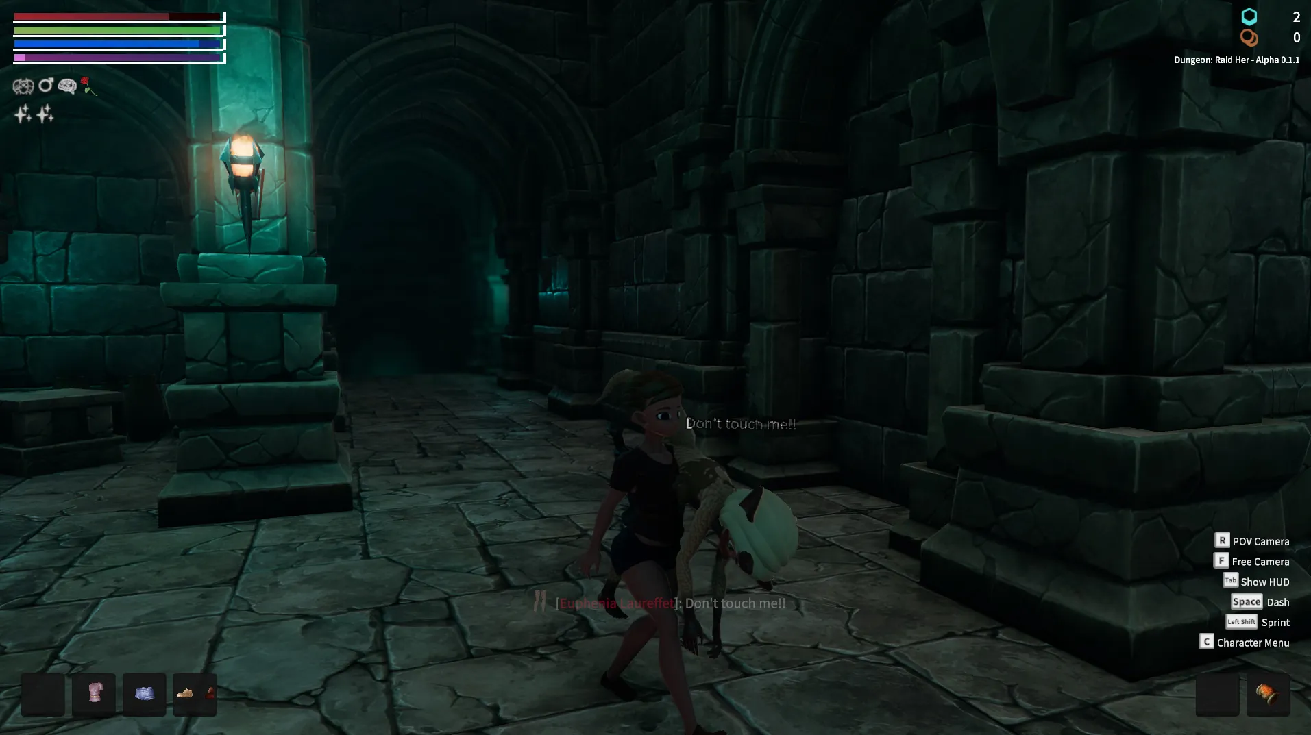 Dungeon: Raid Her gameplay screenshot 1 (Unity adult game) by keepherdev – free download