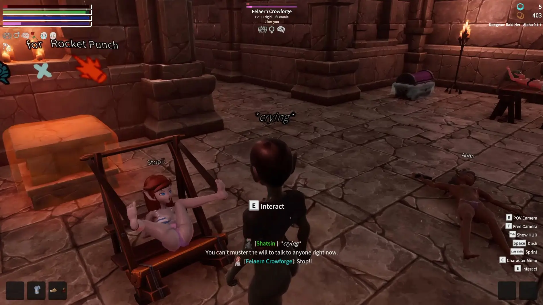 Dungeon: Raid Her gameplay screenshot 12 (Unity adult game) by keepherdev – free download