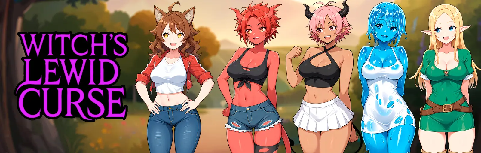 Witch’s Lewd Curse cover 1.0 – Ren'Py adult game by Naughty Narratives free download