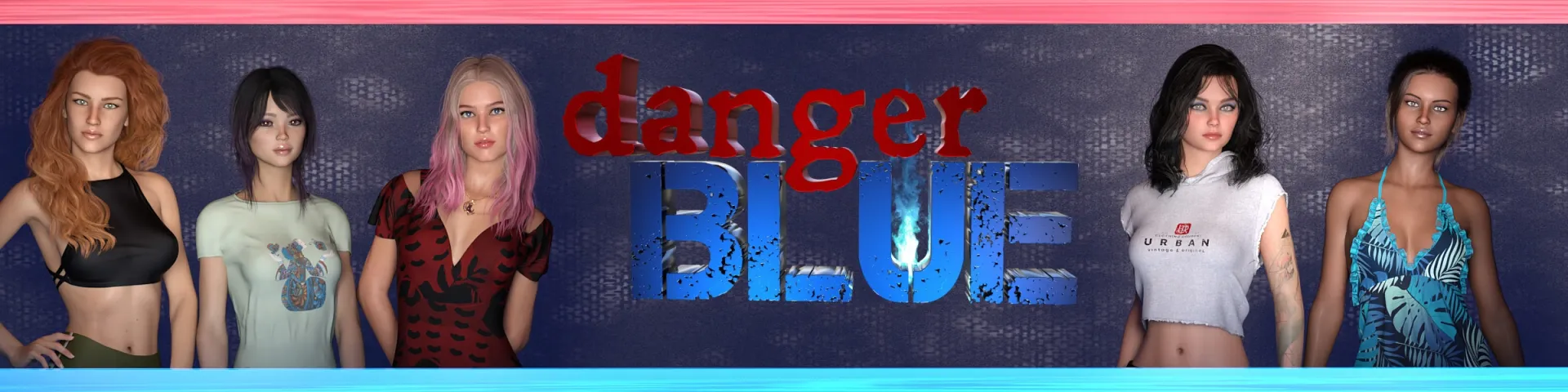 Danger BLUE cover 0.2.5 Patreon – Ren'Py adult game by pazzonerogames free download