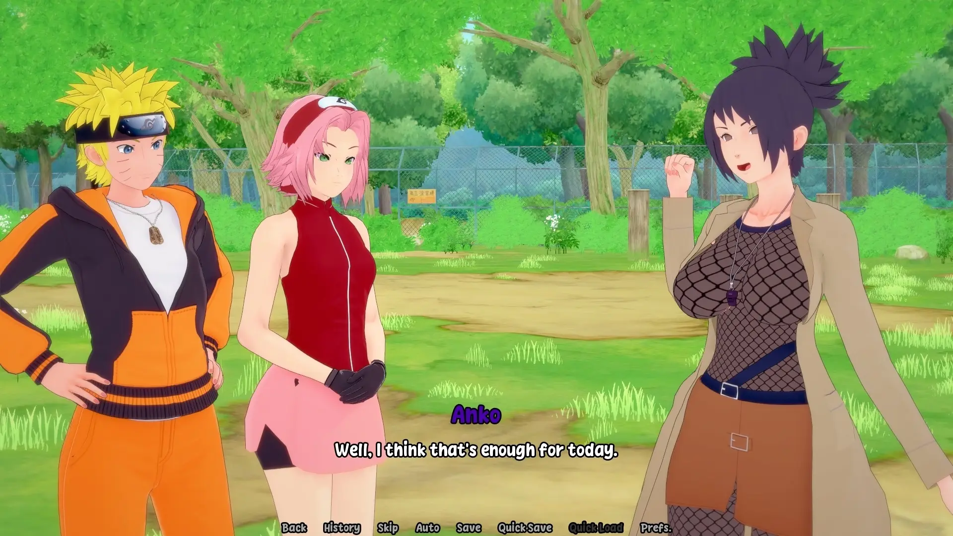 Naruto Fantasy gameplay screenshot 5 (Ren'Py adult game) by Fantasy Games – free download
