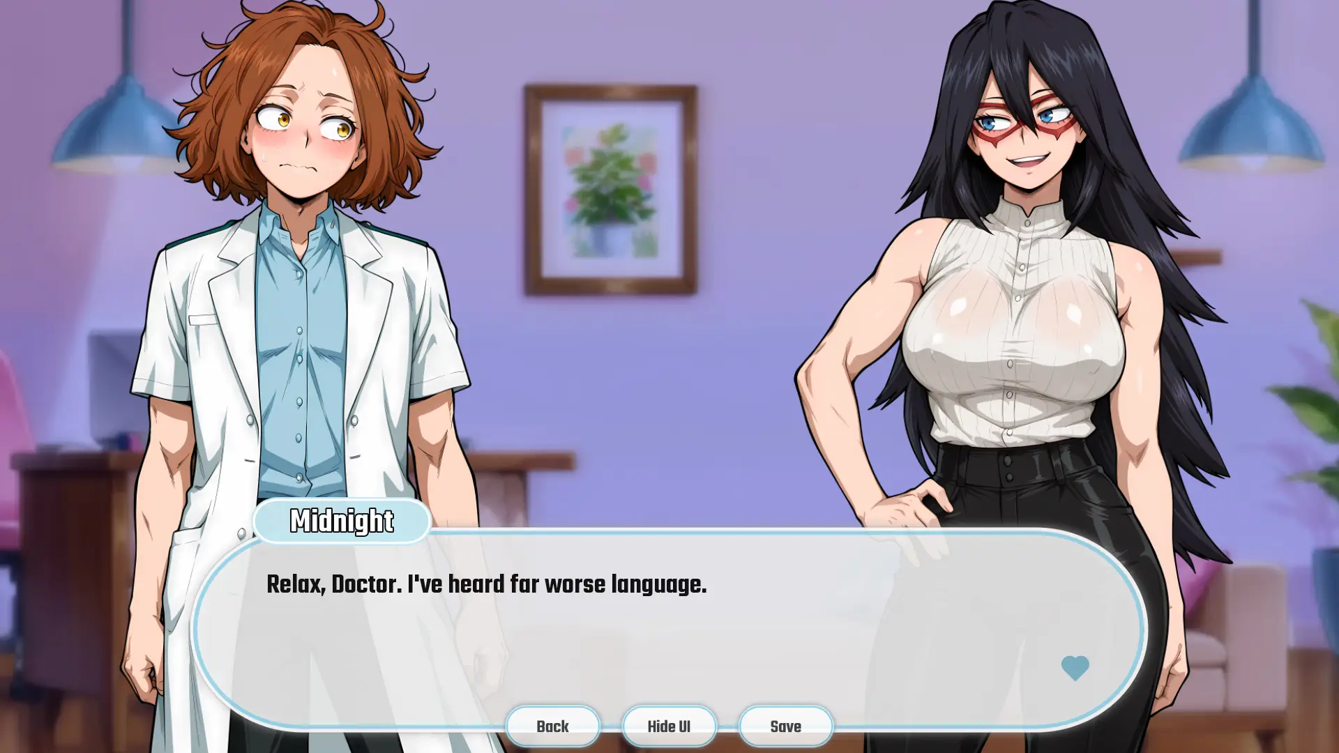 My Lewd Therapy gameplay screenshot 3 (Ren'Py adult game) by Naughty Narratives – free download