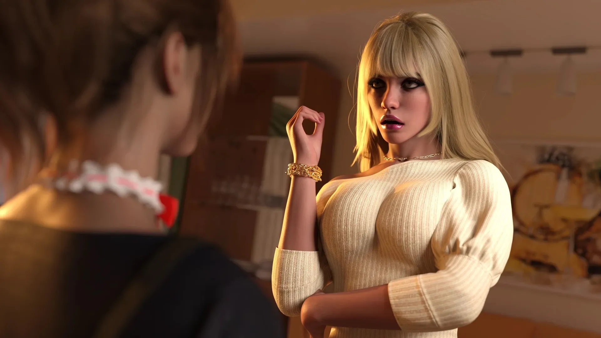 The President’s Daughter gameplay screenshot 3 (Ren'Py adult game) by Melissa Doll – free download