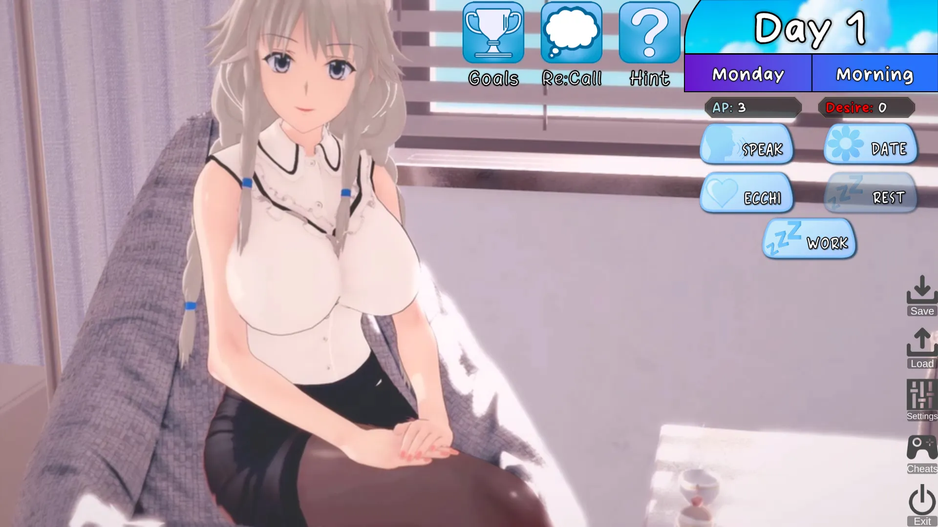 Digital Crush – Grayfia gameplay screenshot 2 (Unity adult game) by Winterfire – free download