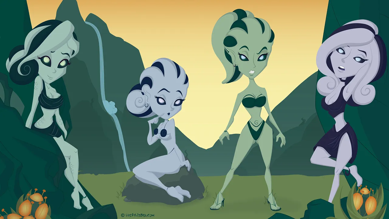 The Lusty Lizard Game Collection + Art gameplay screenshot 1 (Flash adult game) by Patreon – free download