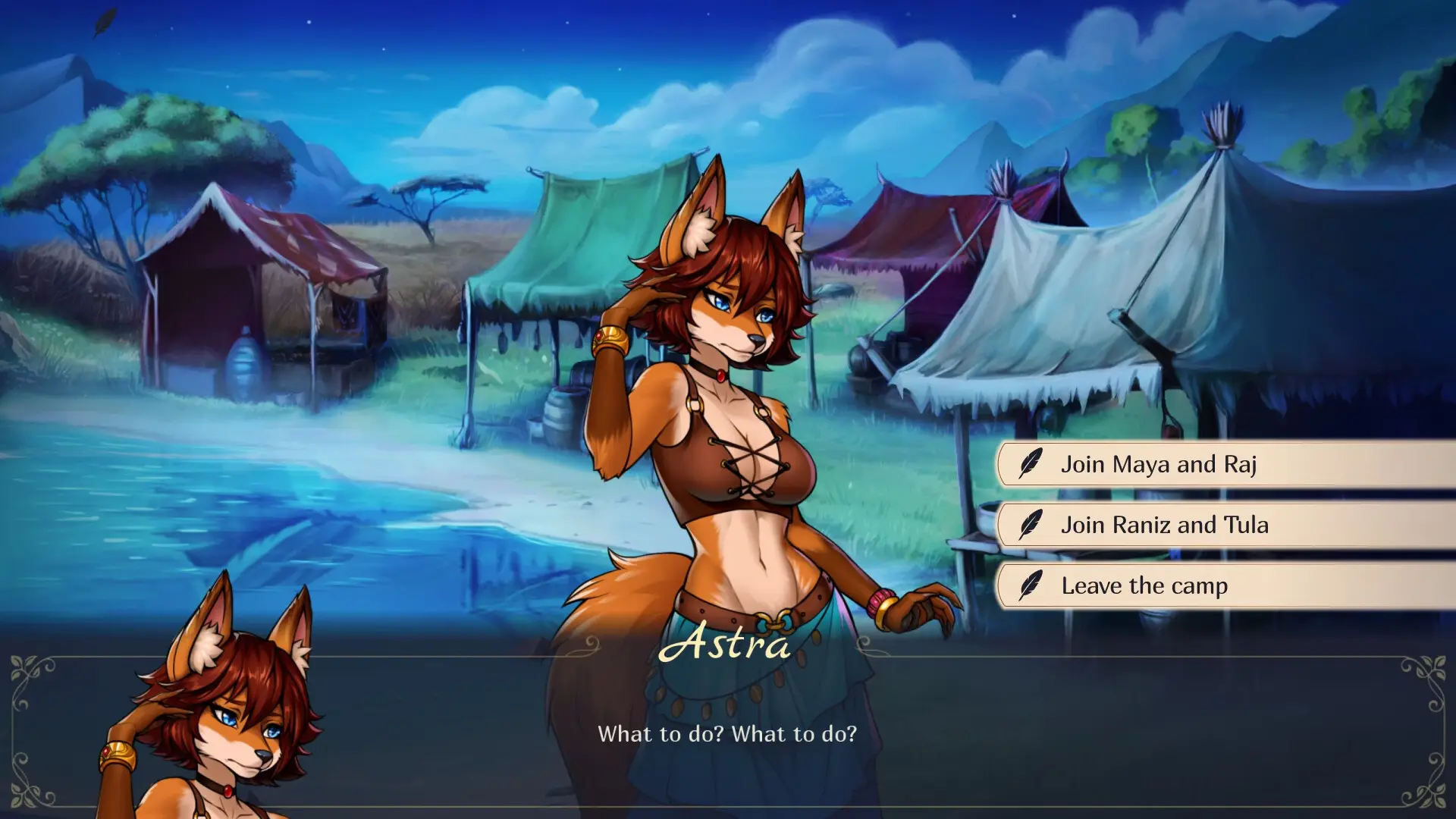 Astra: Ardent Show gameplay screenshot 7 (Ren'Py adult game) by Lustration Team – free download