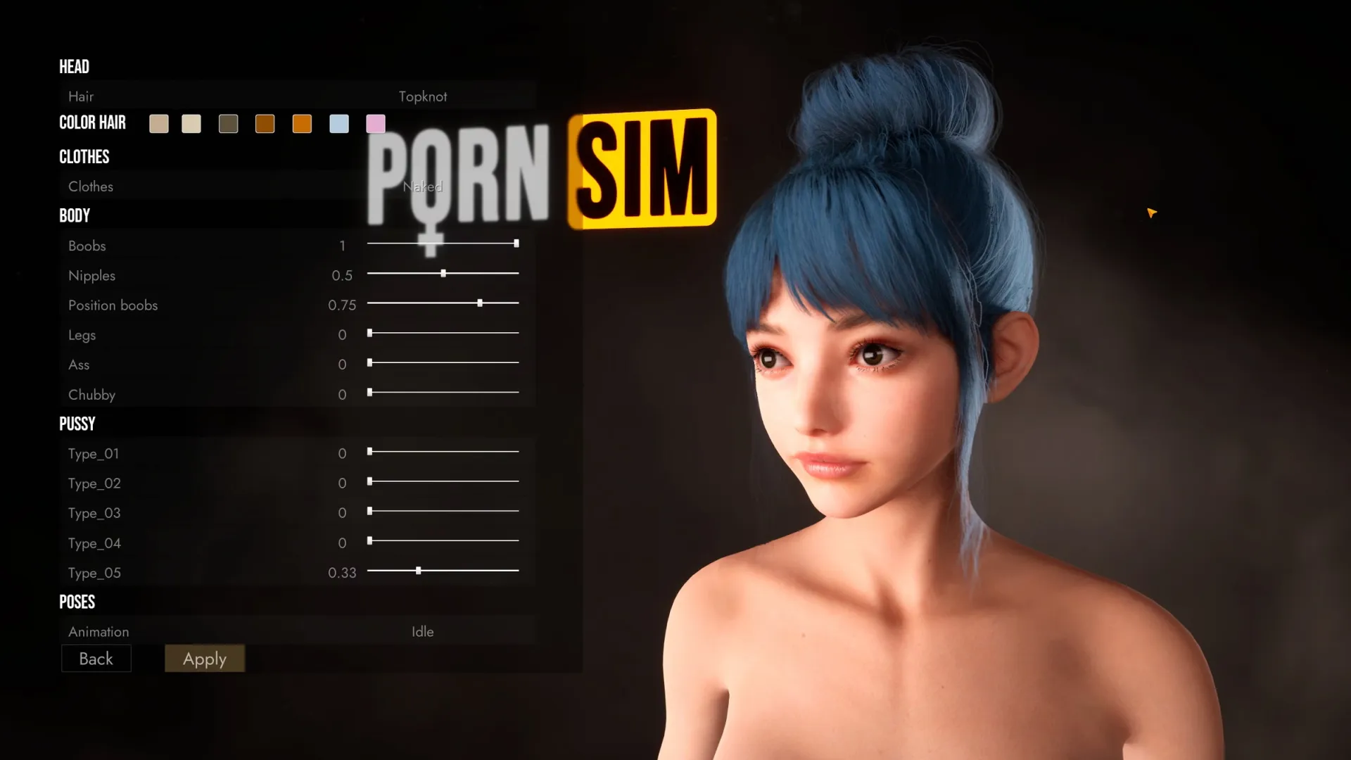 Porn Sim gameplay screenshot 5 (Unreal Engine adult game) by Zuleyka Games Webpage – free download