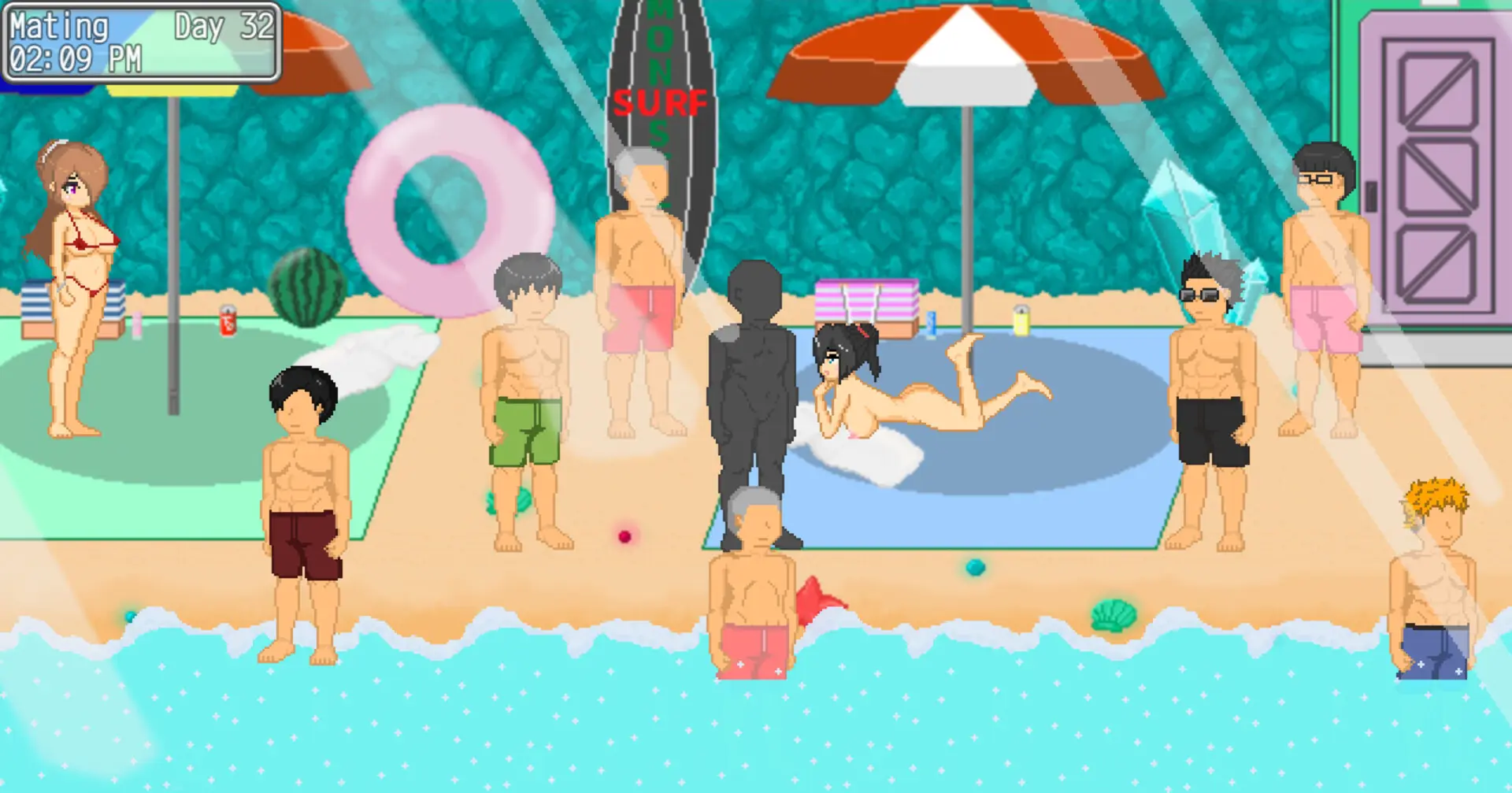 My Summer Vacation gameplay screenshot 4 (RPGM adult game) by Yamato Soft – free download