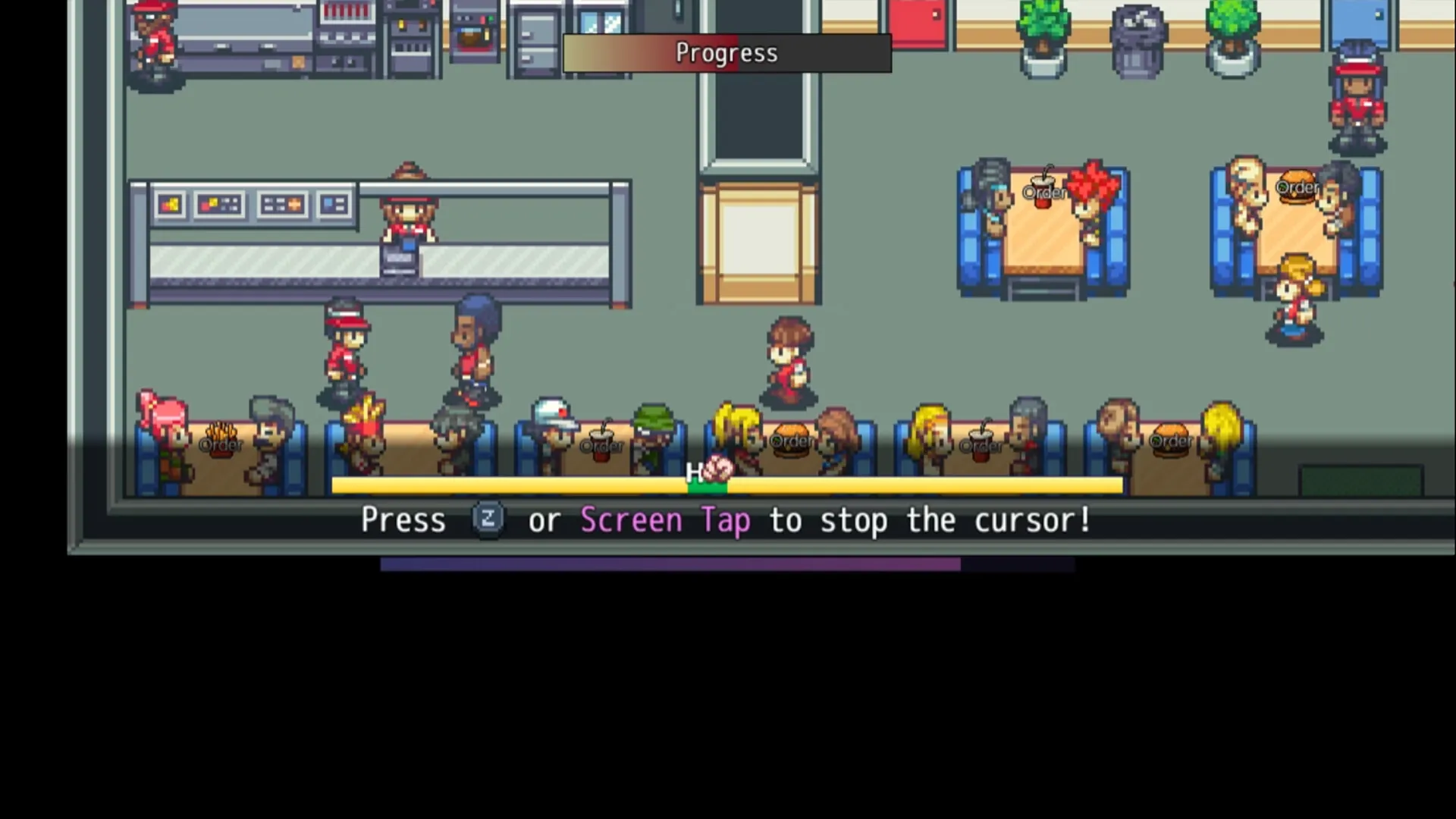 Fastfood Girlfriend gameplay screenshot 1 (RPGM adult game) by Noxurtica – free download