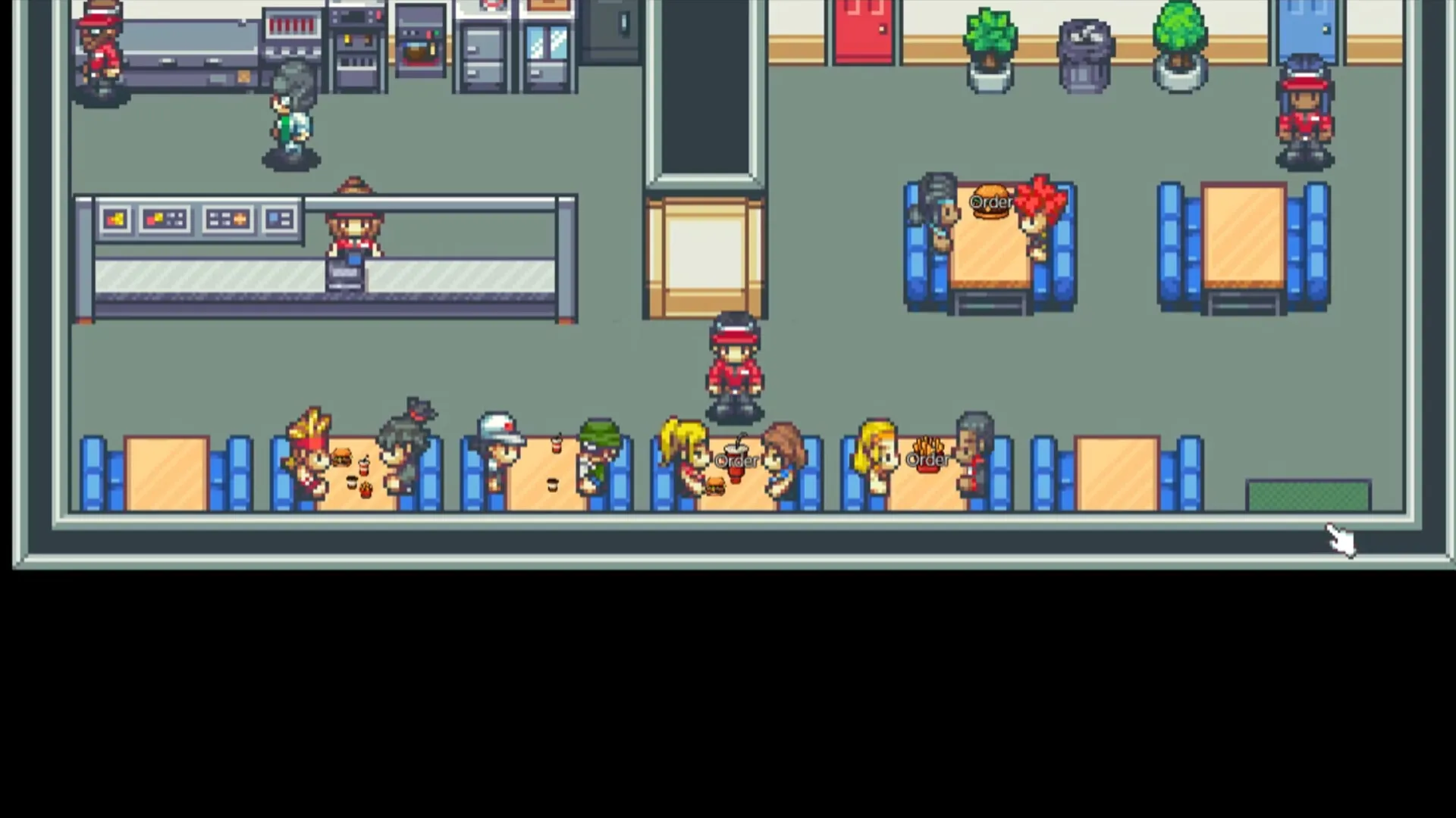 Fastfood Girlfriend gameplay screenshot 2 (RPGM adult game) by Noxurtica – free download