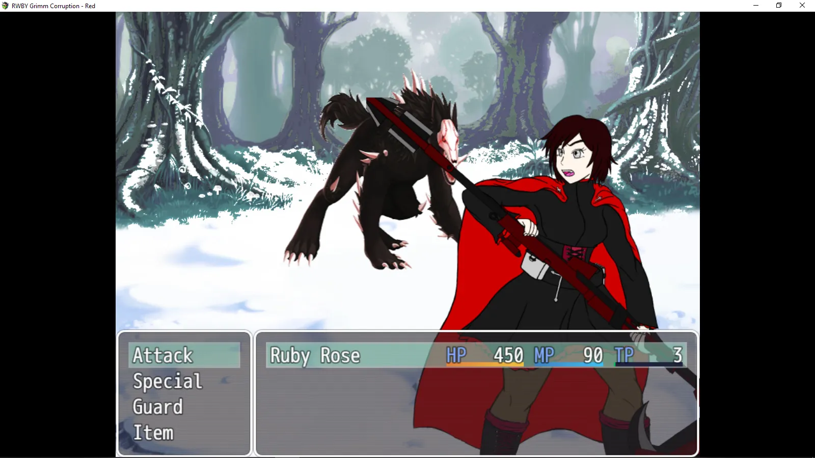 Grimm Corruption – Red Trailer cover FINAL – RPGM adult game by Patchworkheart Productions free download