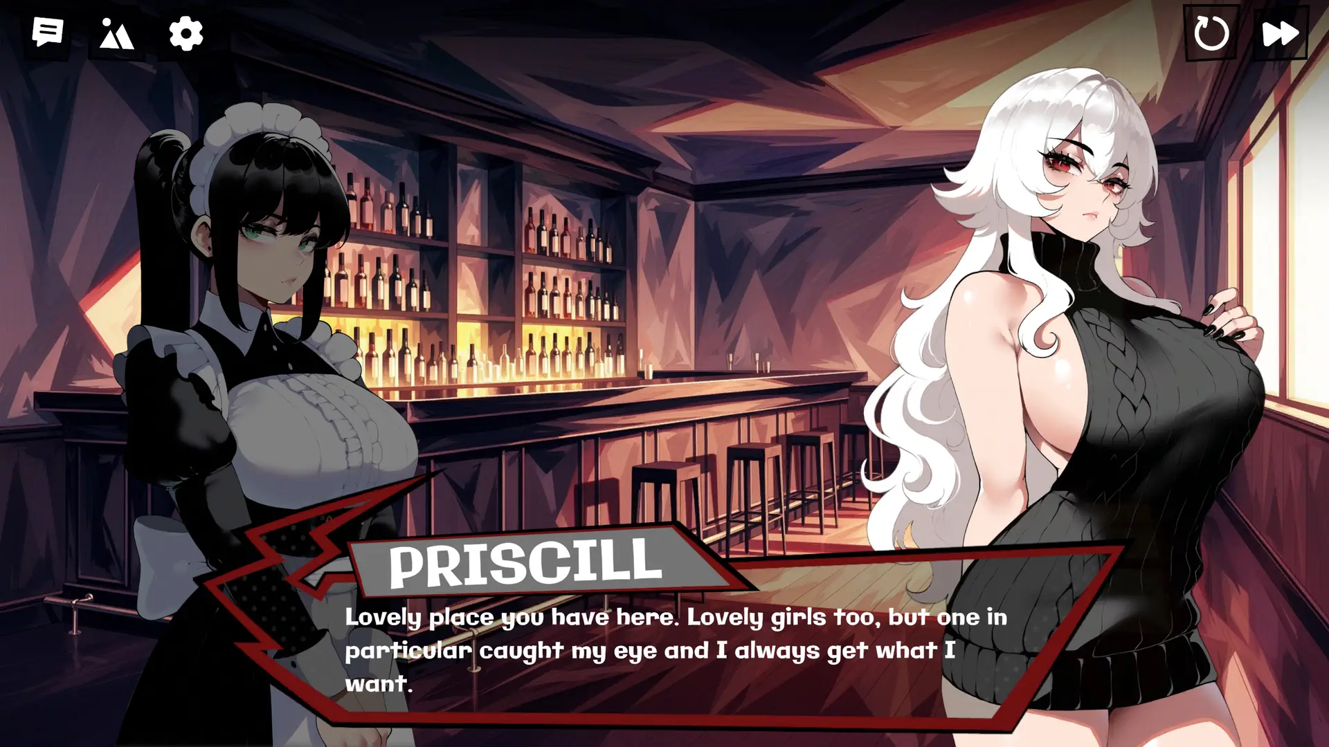 Waifu Inn 2 gameplay screenshot 8 (Unity adult game) by Shiro Games Studio – free download