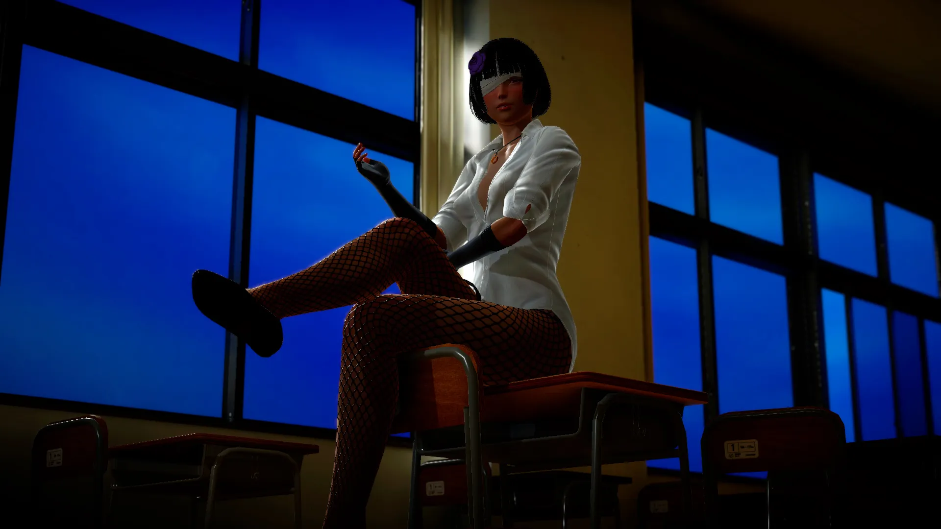 Violets Are Dead gameplay screenshot 4 (Ren'Py adult game) by D-R-69 – free download