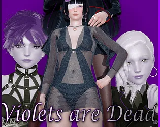 Violets Are Dead cover 1.0 – Ren'Py adult game by D-R-69 free download