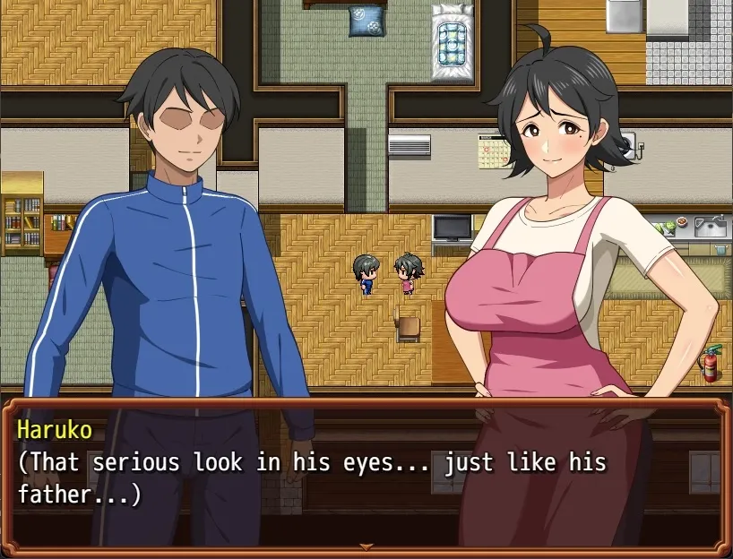Everyday life with mother! Love Life RPG gameplay screenshot 3 (RPGM adult game) by Haruharutei – free download