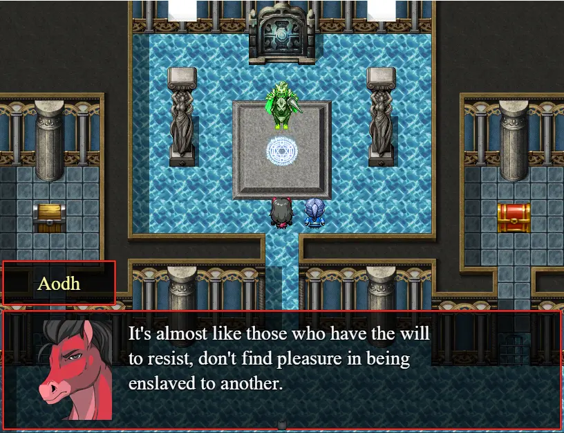 The Black Mask of Cernunnos gameplay screenshot 4 (RPGM adult game) by bluedragondreaming – free download