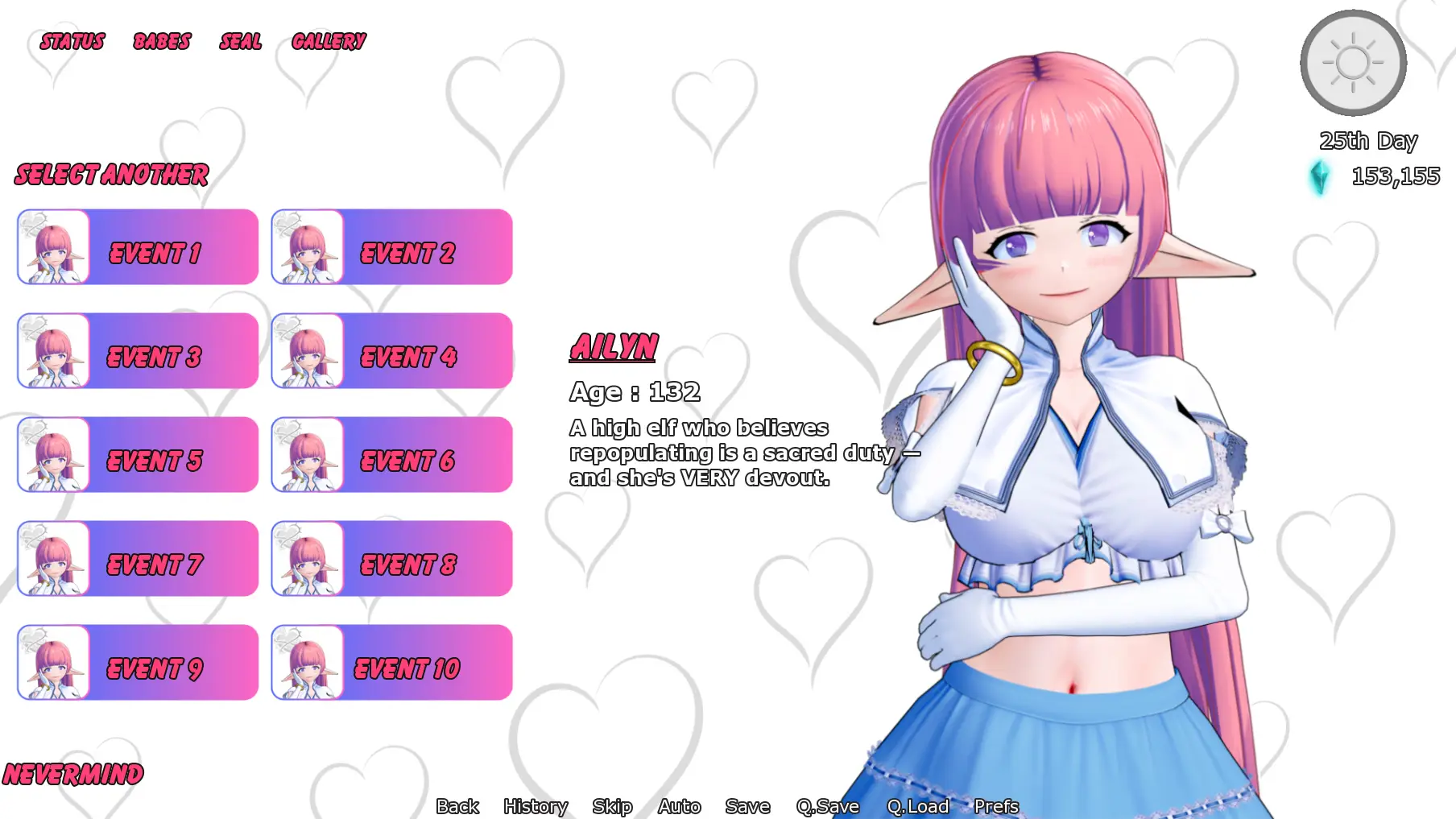 Cursed Hearts gameplay screenshot 7 (Ren'Py adult game) by My Big Little Brother – free download