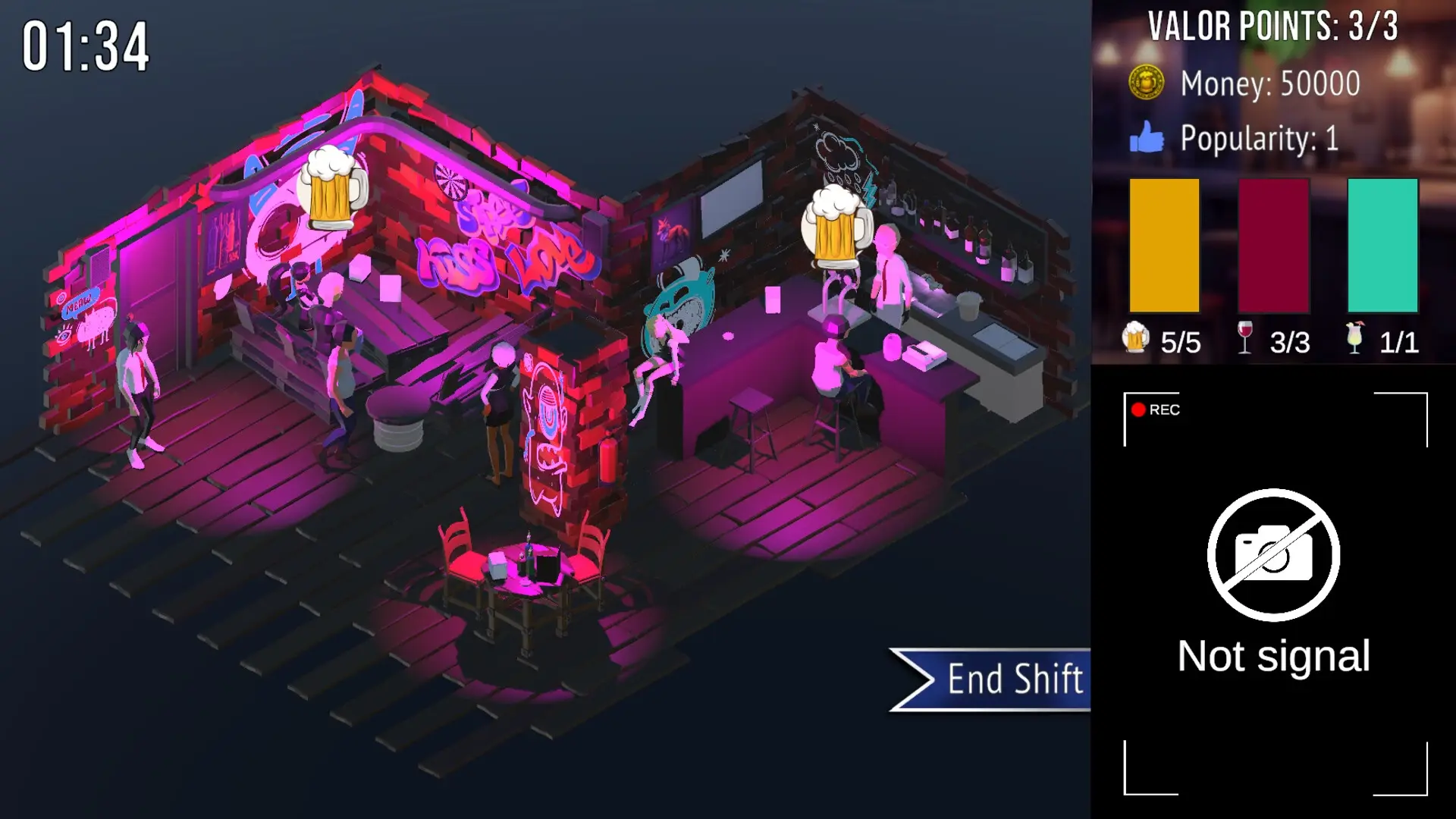 Nightlife gameplay screenshot 5 (Unity adult game) by Kitsune's Secrets – free download