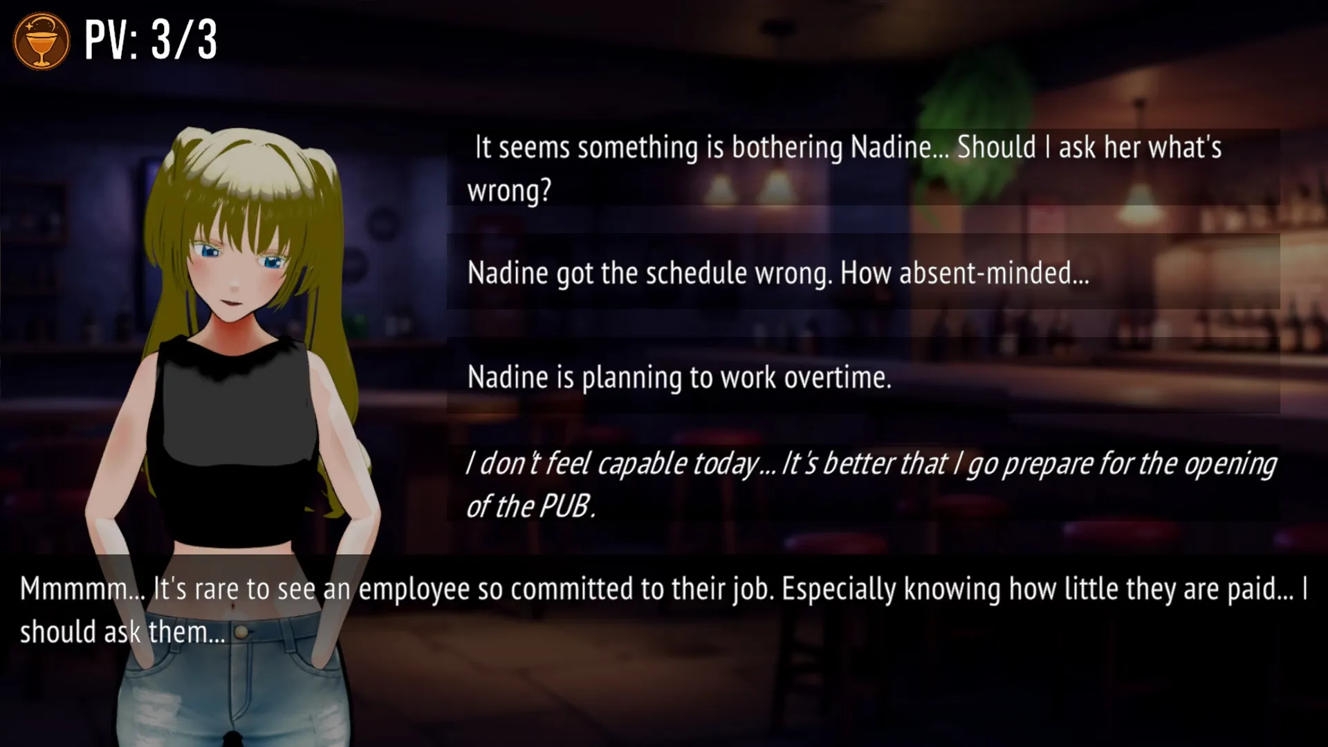 Nightlife gameplay screenshot 2 (Unity adult game) by Kitsune's Secrets – free download