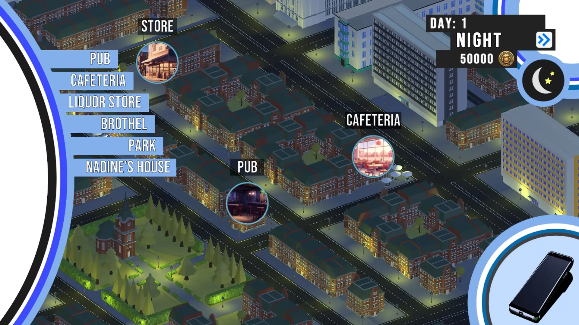 Nightlife gameplay screenshot 13 (Unity adult game) by Kitsune's Secrets – free download