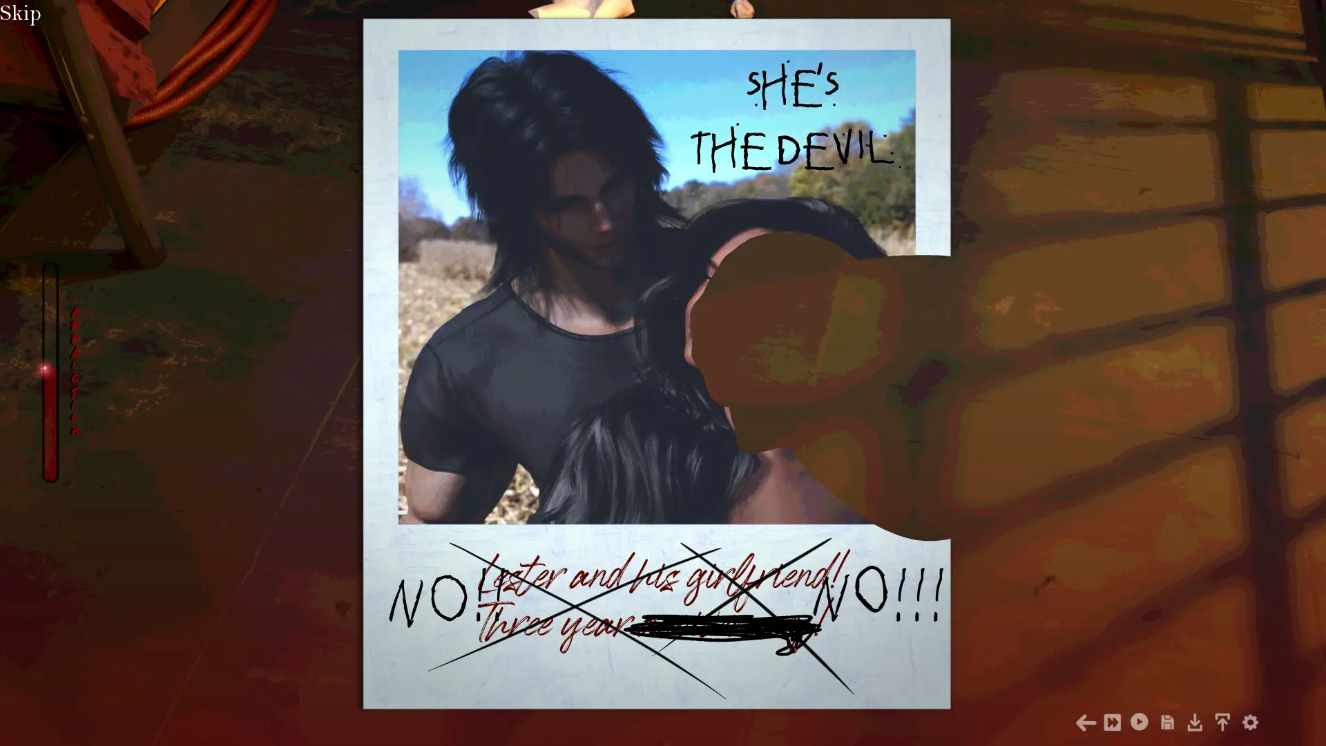 Your Affliction, Lester Diaz gameplay screenshot 3 (Ren'Py adult game) by P1NK-ANG3L – free download