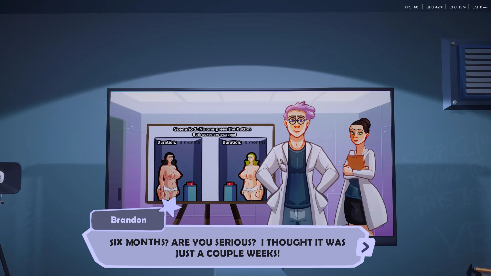 The Changing Prisoner’s Dilemma gameplay screenshot 2 (Unity adult game) by TGedNathan – free download